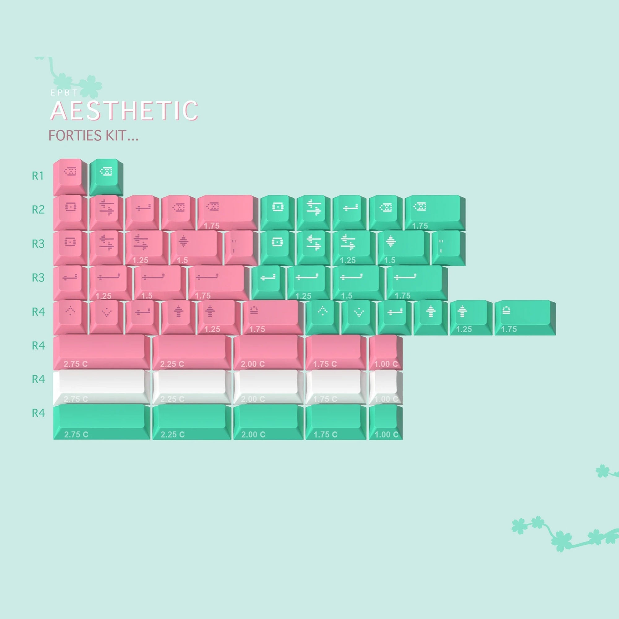 KBDfans Custom Keyboard ePBT Aesthetic