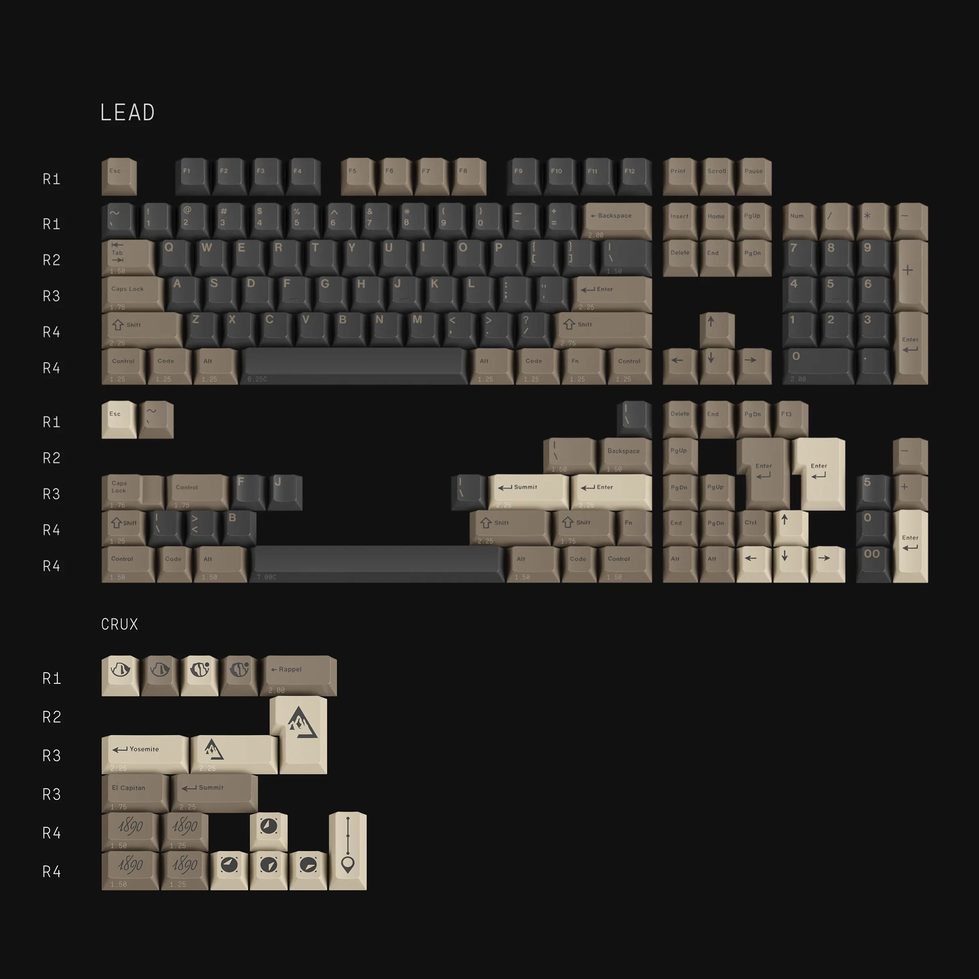 KBDfans Custom Keyboard GMK Boulder