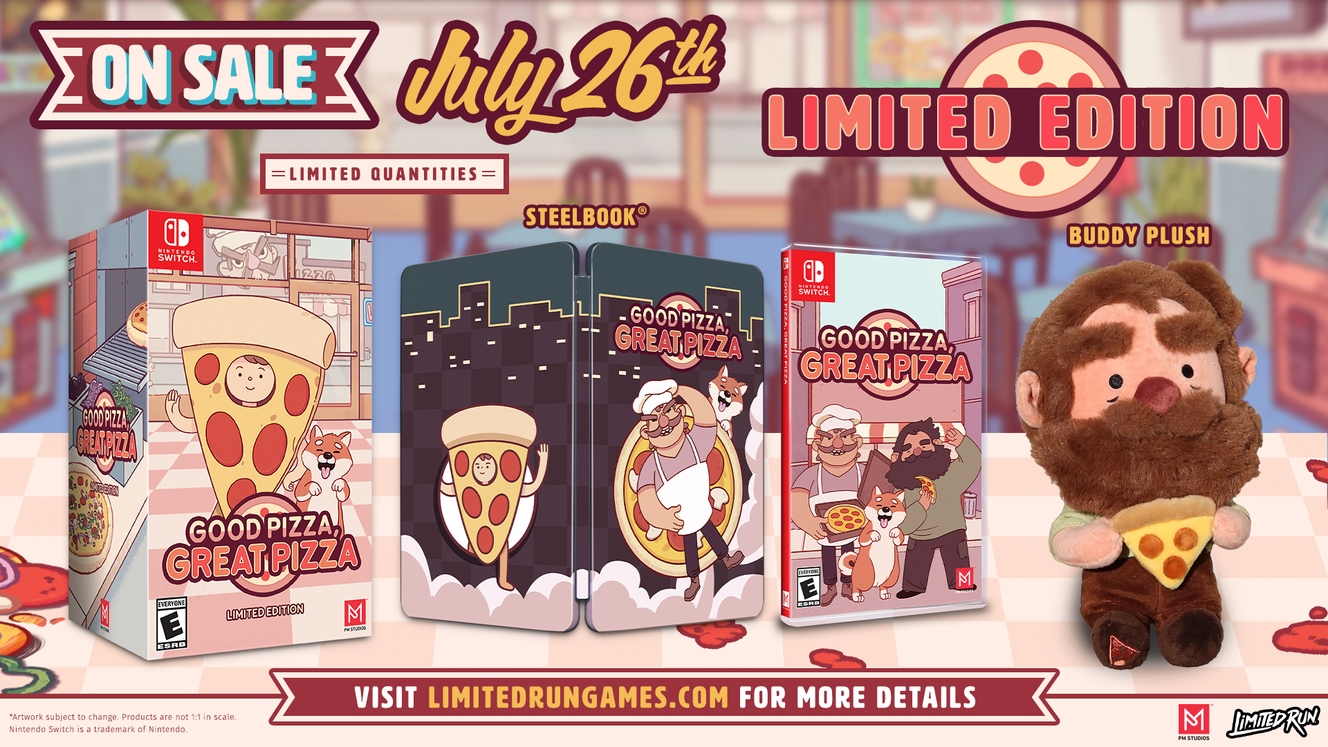 Limited Run Games Good Pizza, Great Pizza Limited Edition (Switch)