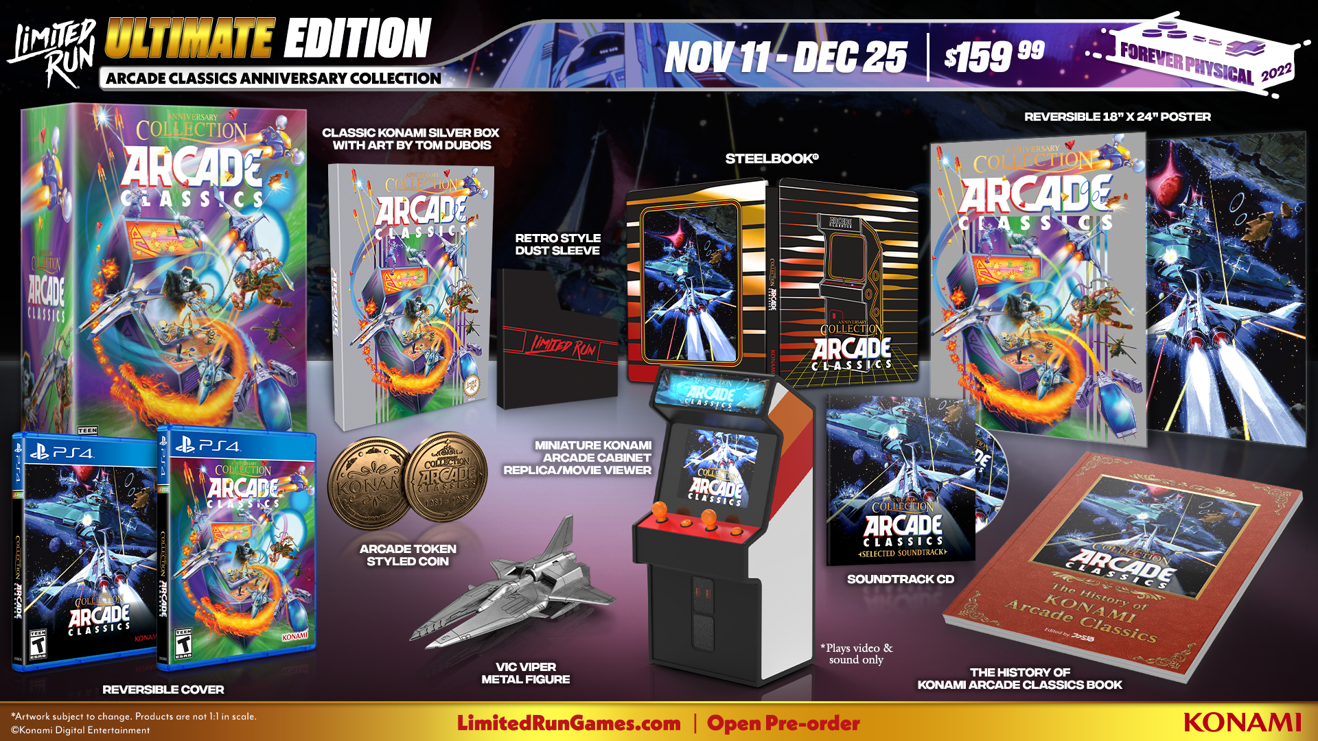 Limited Run Games Limited Run #487: Arcade Classics Anniversary Collection Ultimate Edition (PS4)