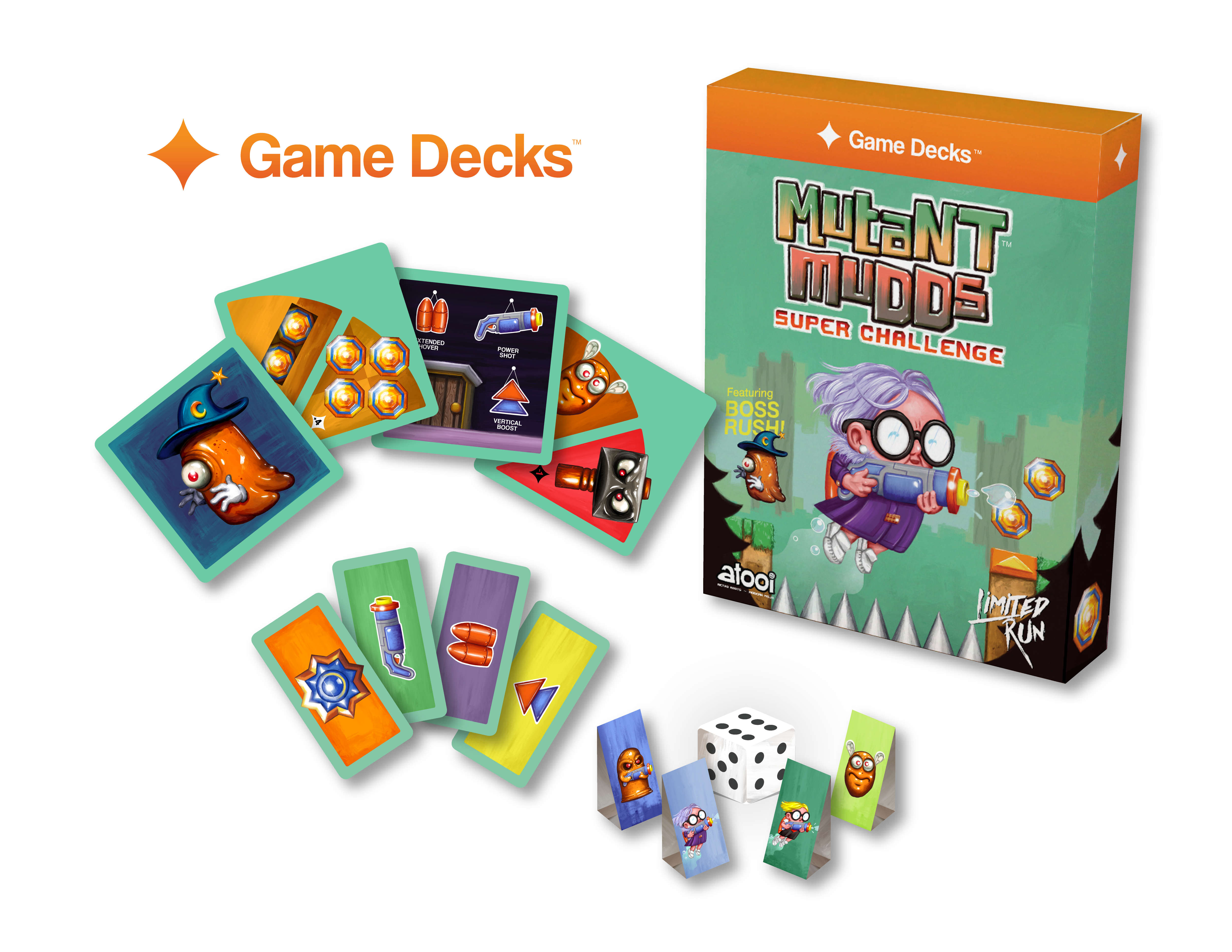 Limited Run Games Mutant Mudds Super Challenge Game Decks™