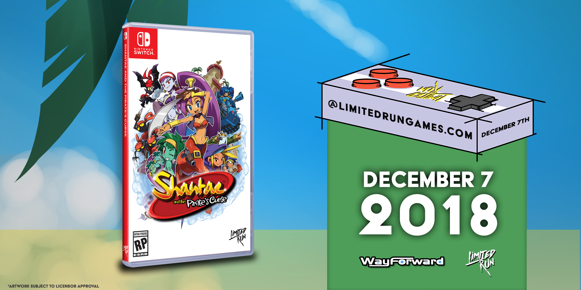 Limited Run Games Switch Limited Run #21: Shantae and the Pirate