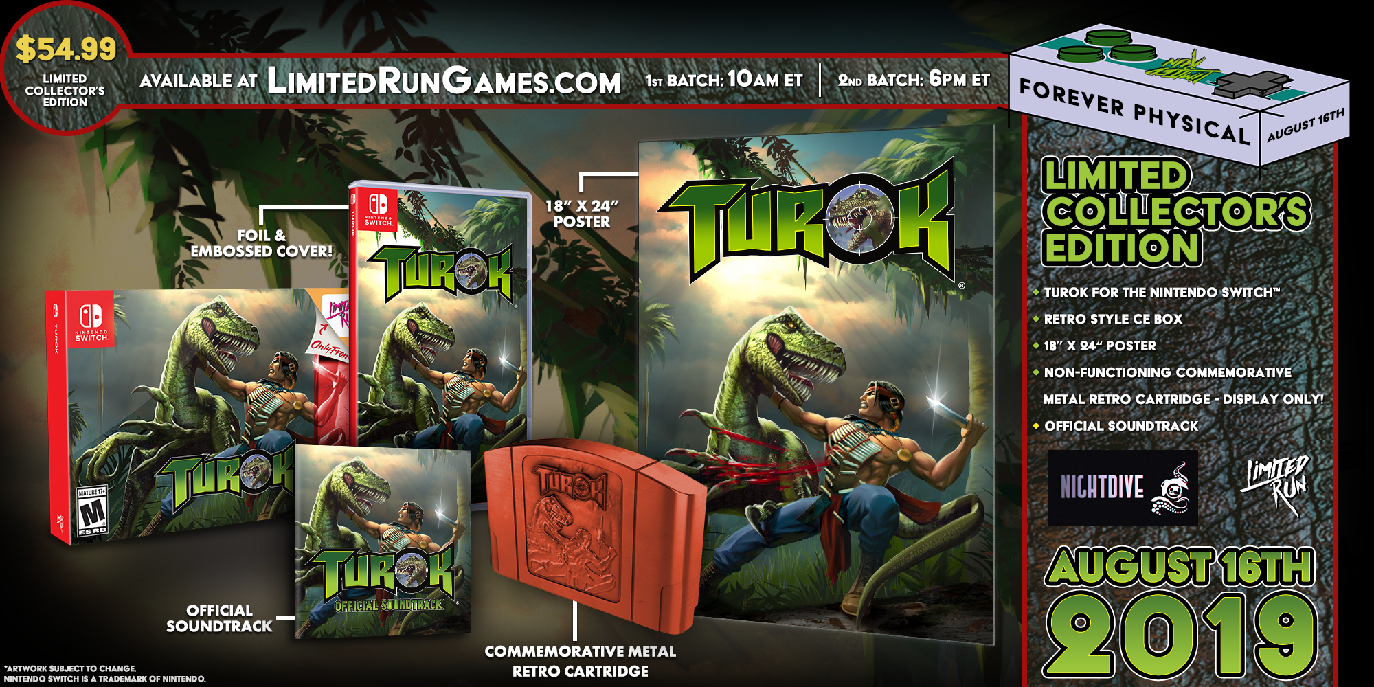 Limited Run Games Switch Limited Run #43: Turok Classic Edition