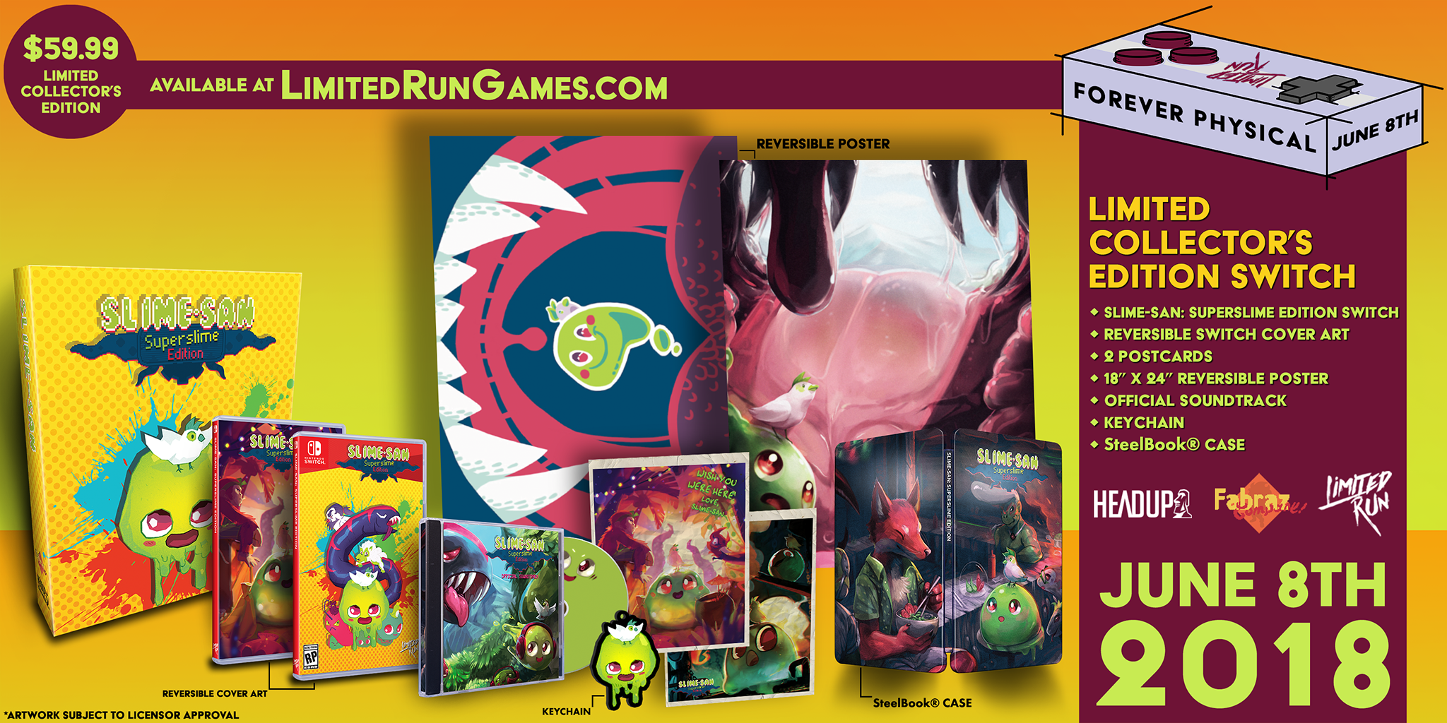 Limited Run Games Switch Limited Run #6: Slime-san Collector