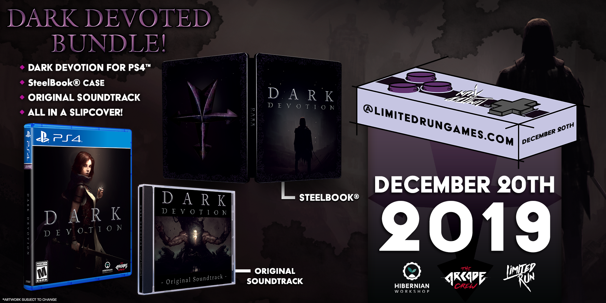 Limited Run Games Limited Run #318: Dark Devotion Devoted Bundle (PS4)