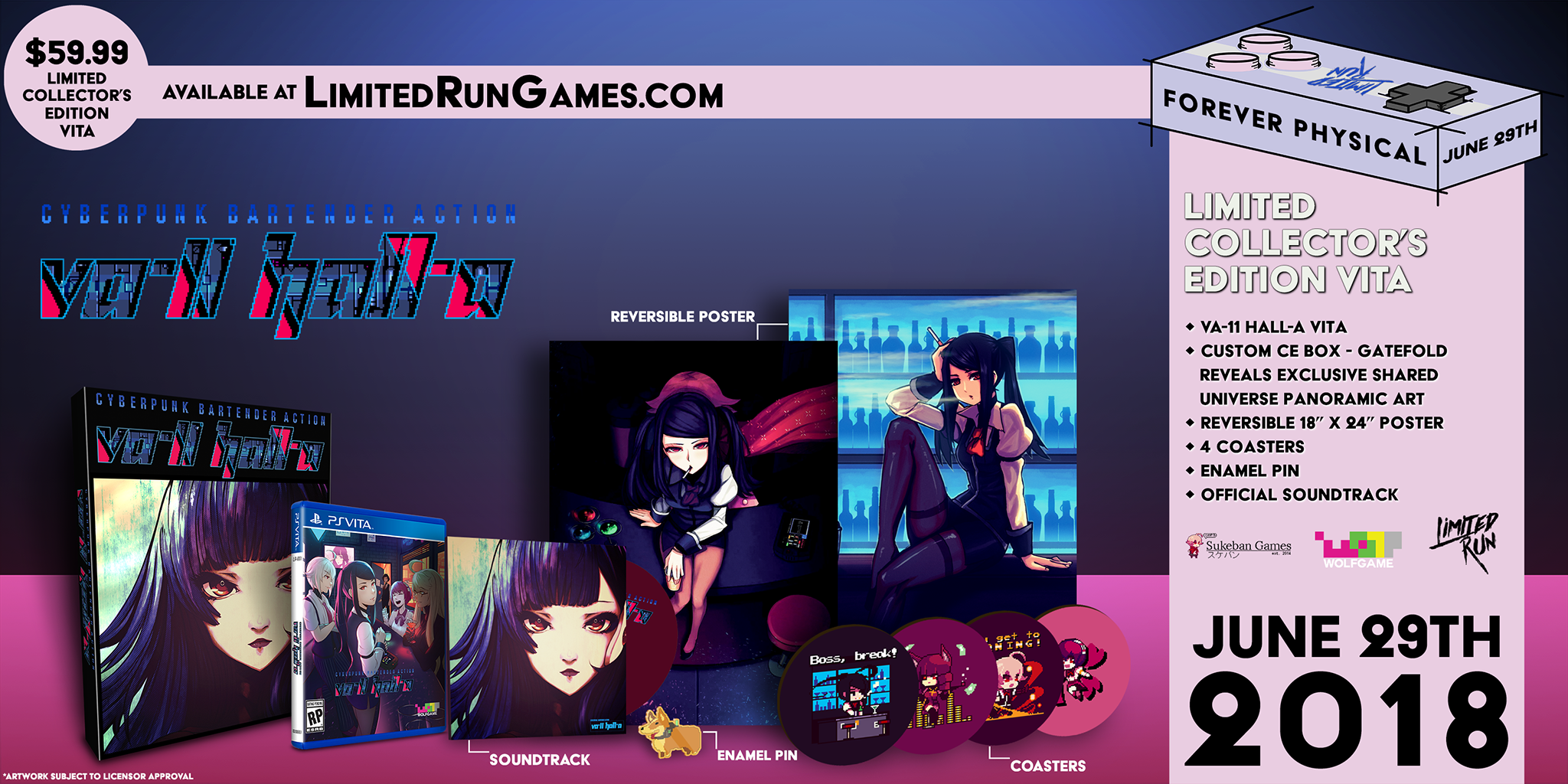 Limited Run Games Limited Run #160: VA-11 HALL-A Collector