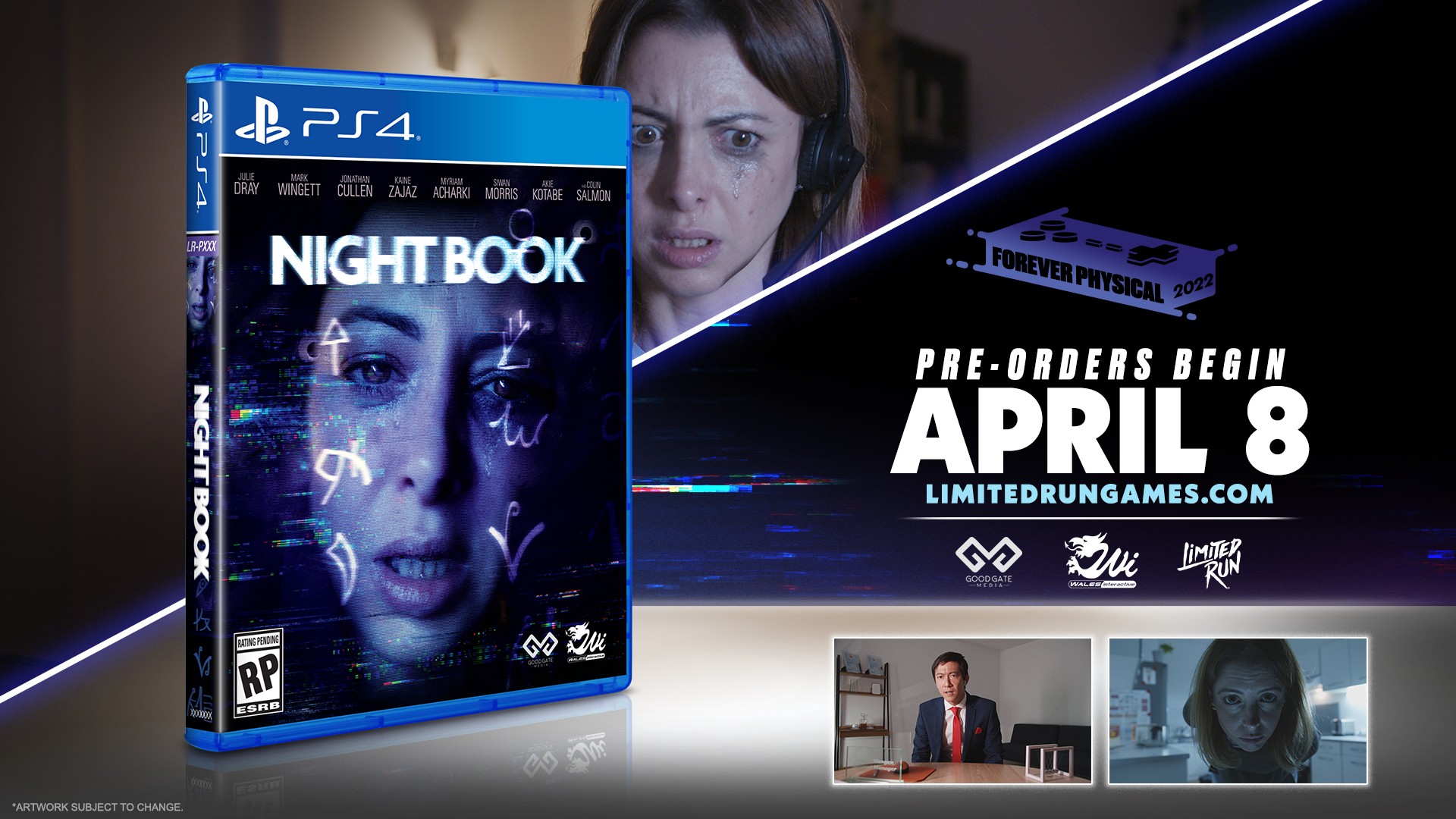 Limited Run Games Limited Run #454: Night Book (PS4)