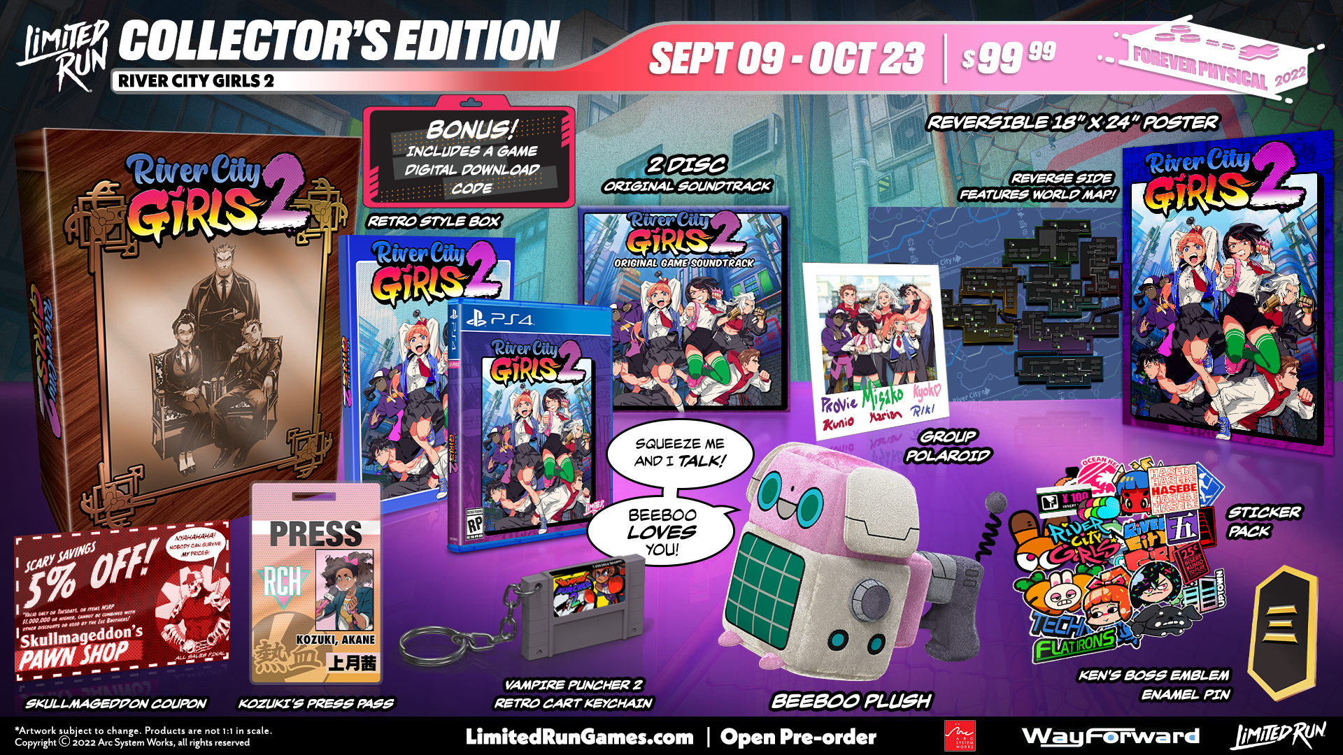 Limited Run Games Limited Run #476: River City Girls 2 Ultimate Edition (PS4)