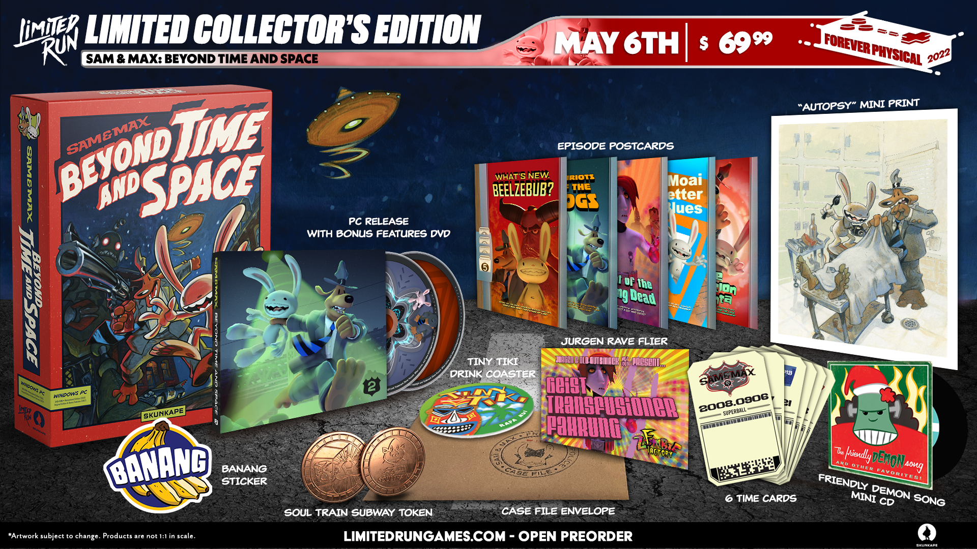 Limited Run Games Sam & Max: Beyond Time and Space Collector’s Edition (PC)