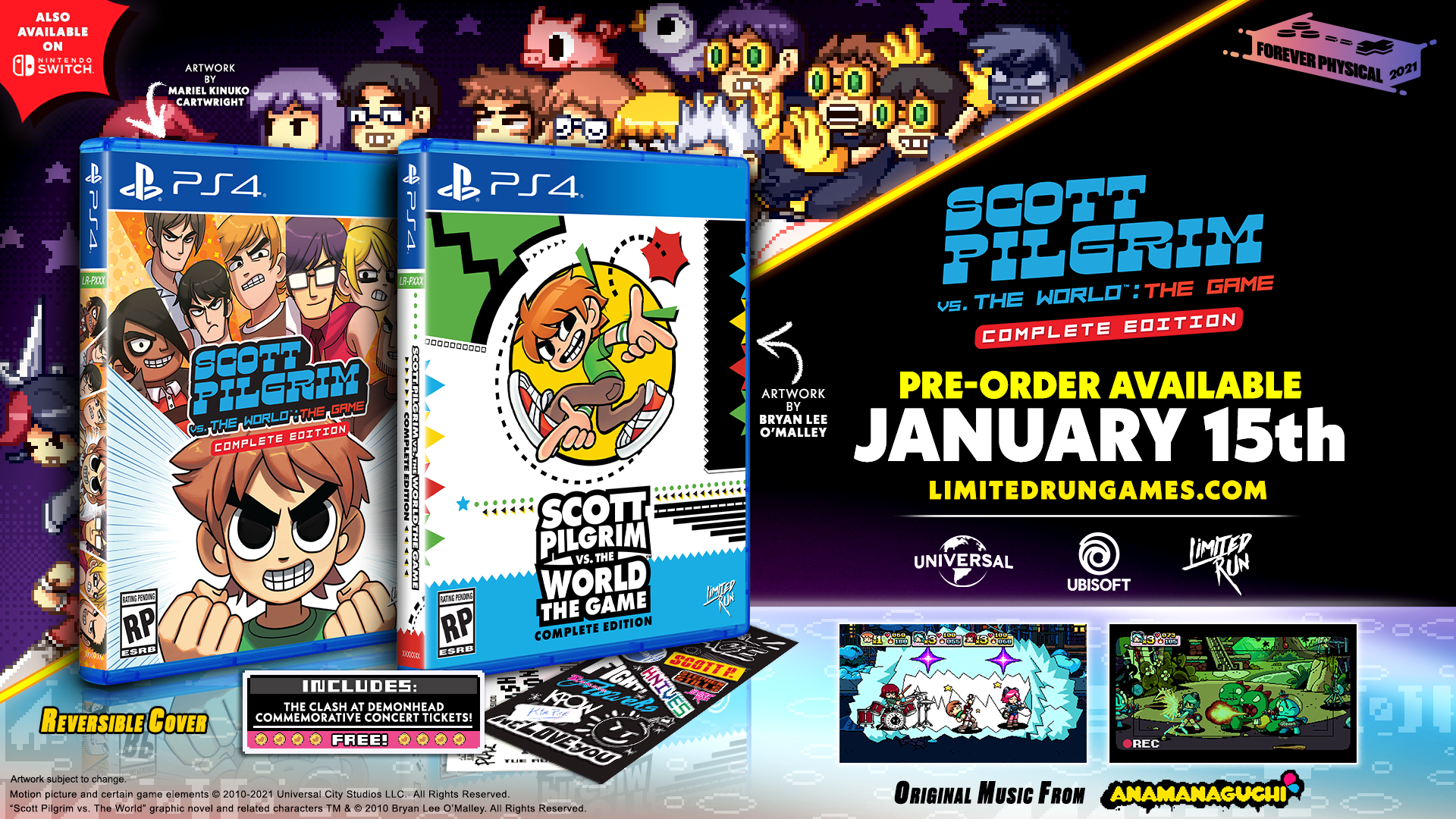 Limited Run Games Limited Run #382: Scott Pilgrim Vs. The World: The Game (PS4)