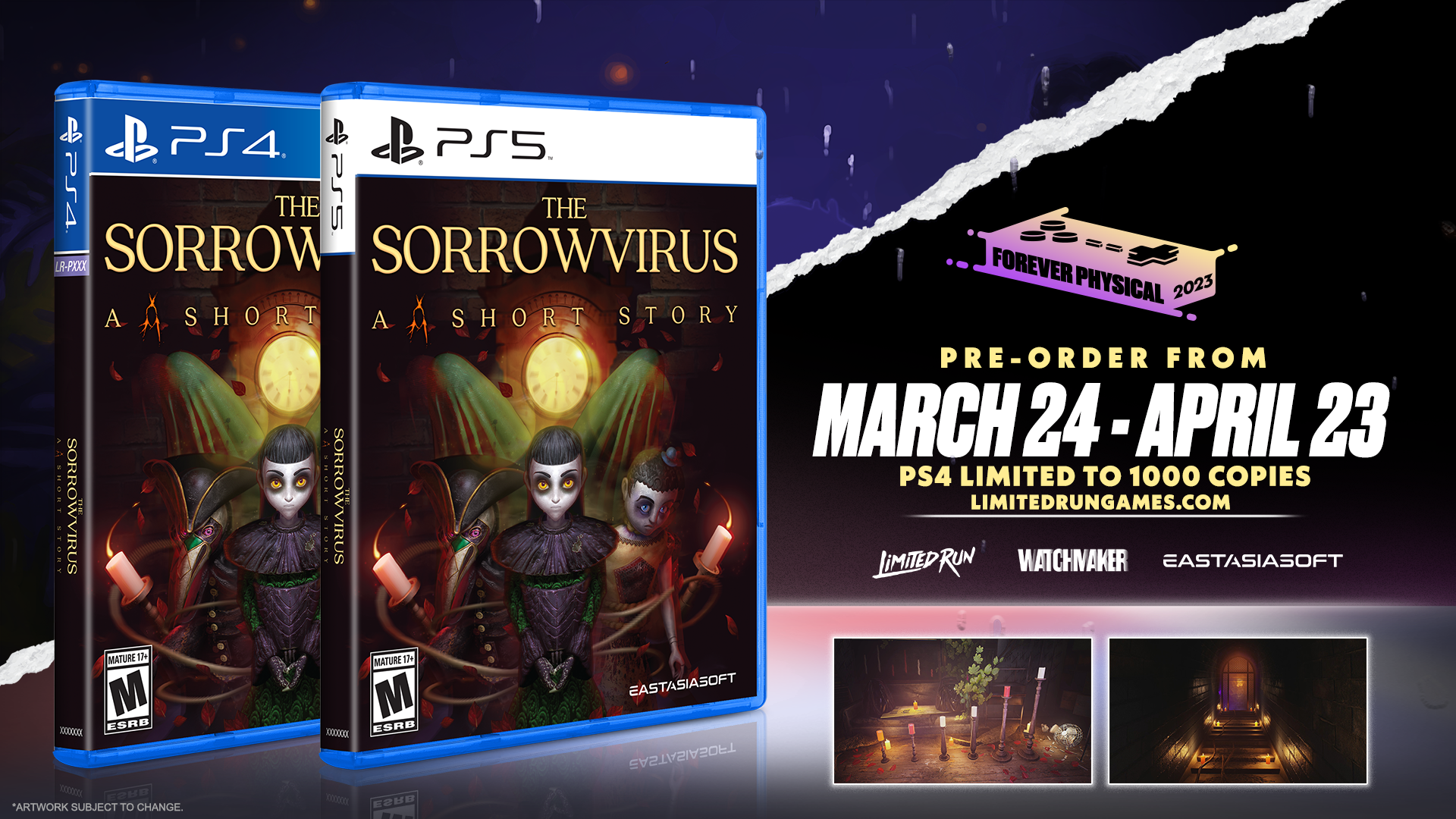 Limited Run Games PS5 Limited Run #54: The Sorrowvirus - A Faceless Short Story