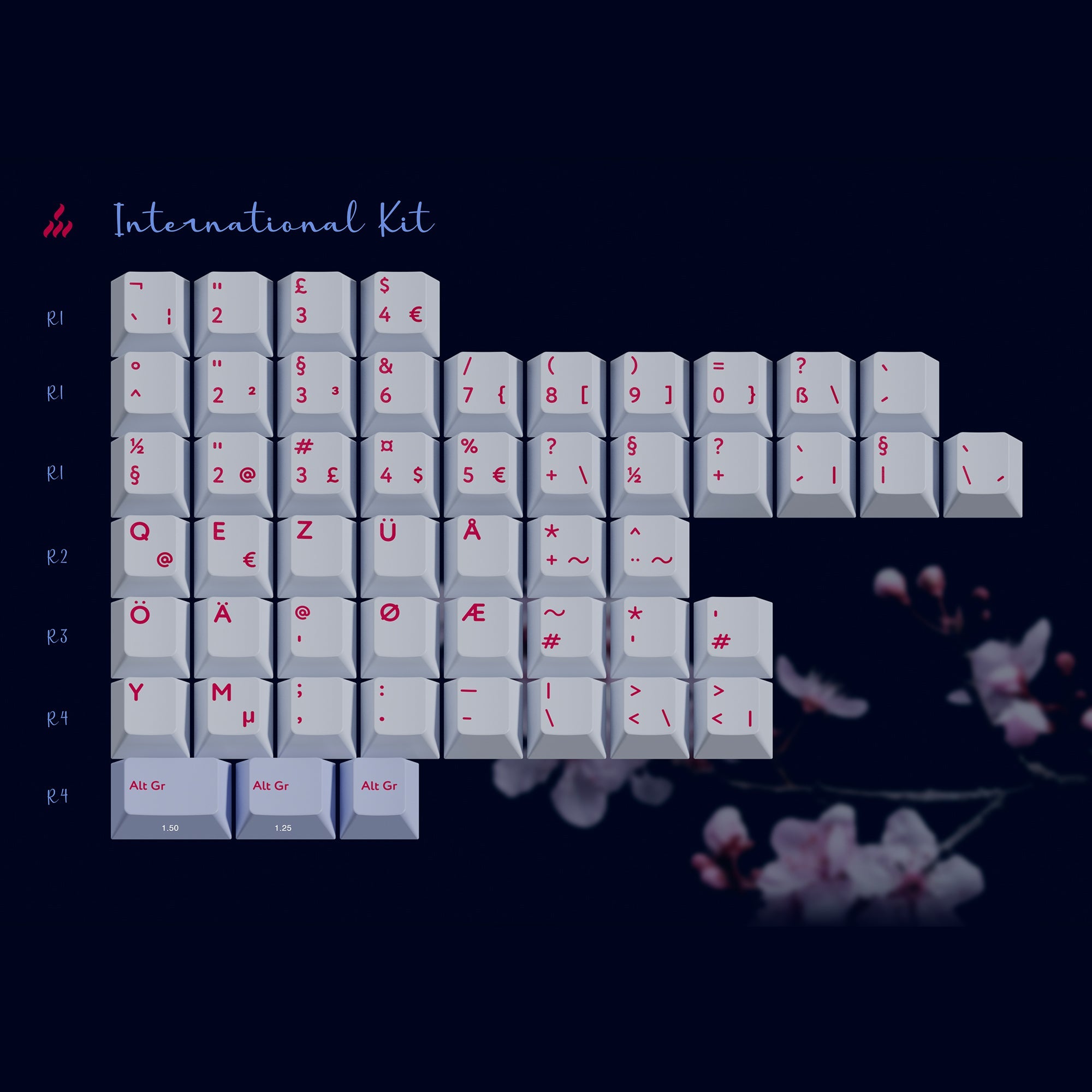 KBDfans Custom Keyboard PBTFans Soul Blossom