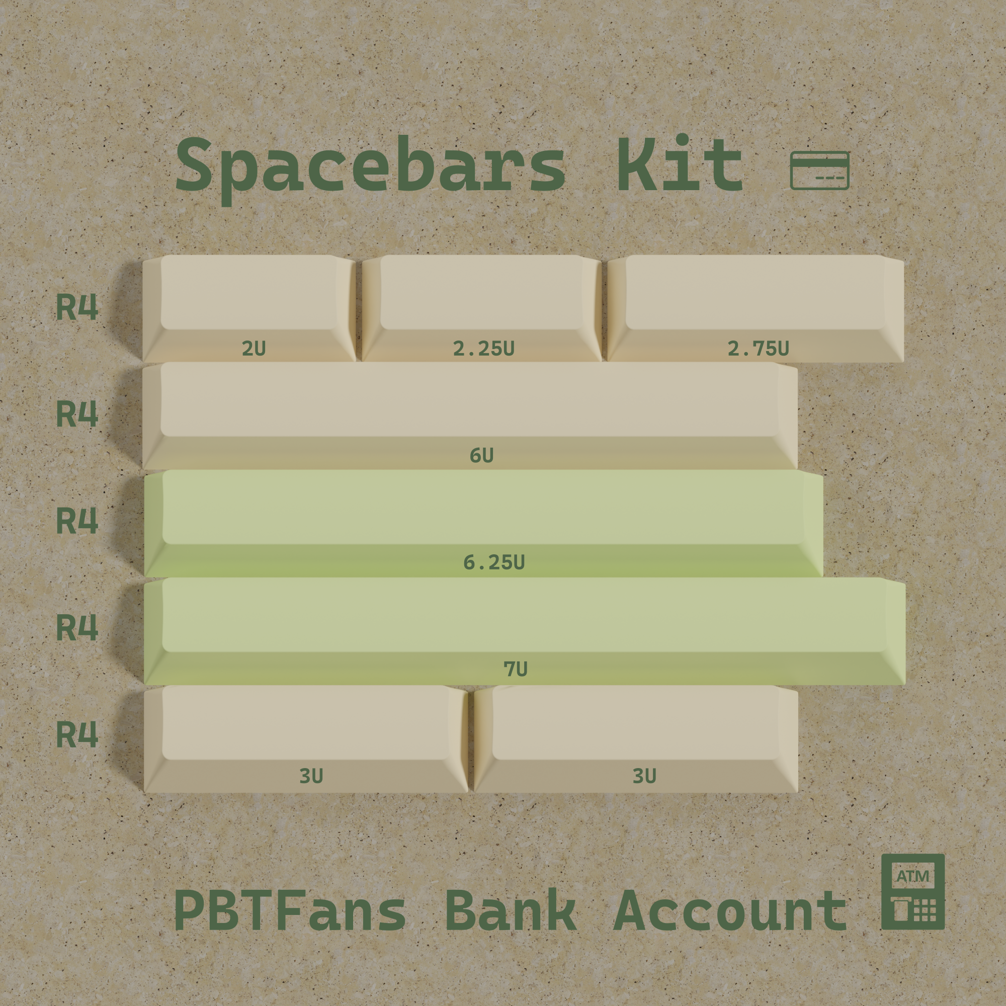 KBDfans Custom Keyboard PBTfans Bank Account