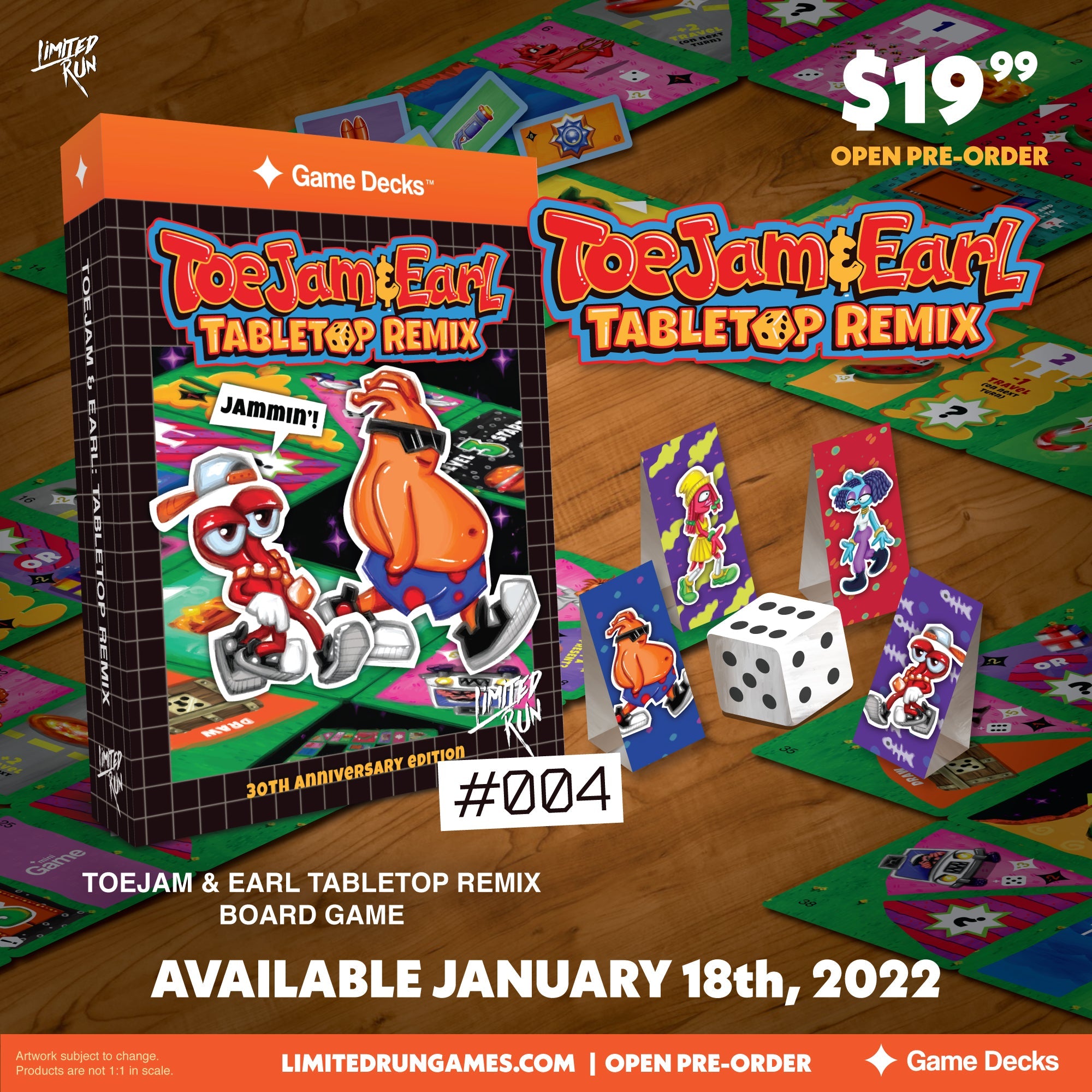 Limited Run Games ToeJam & Earl Tabletop Remix