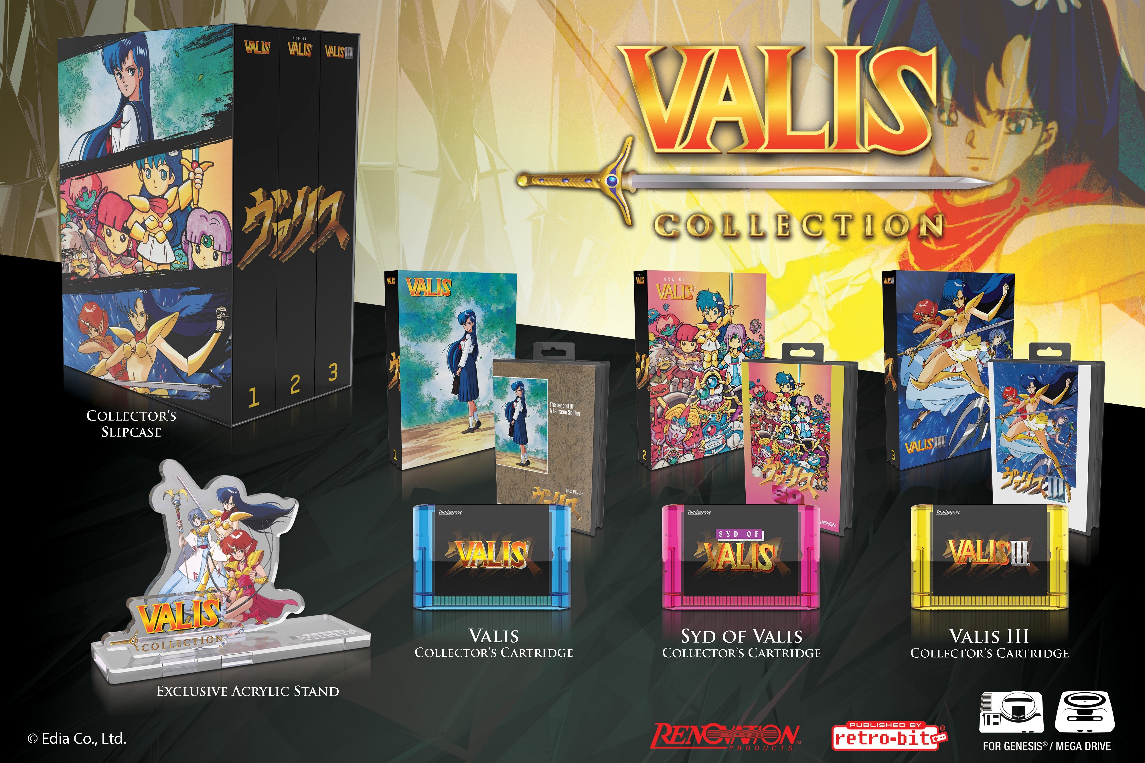 Limited Run Games Valis Collection (Genesis)