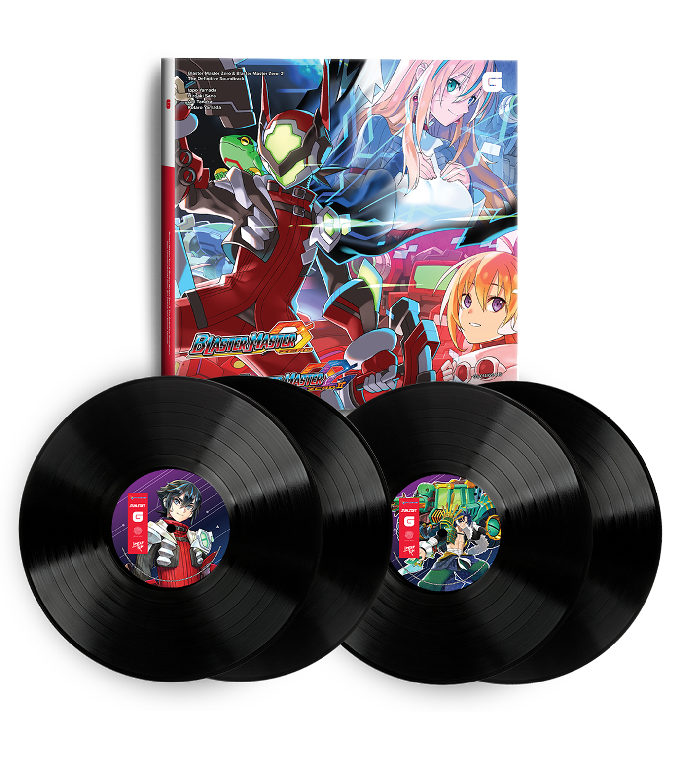 Limited Run Games Blaster Master Zero 1 & 2 - 4LP Deluxe Vinyl Soundtrack Set