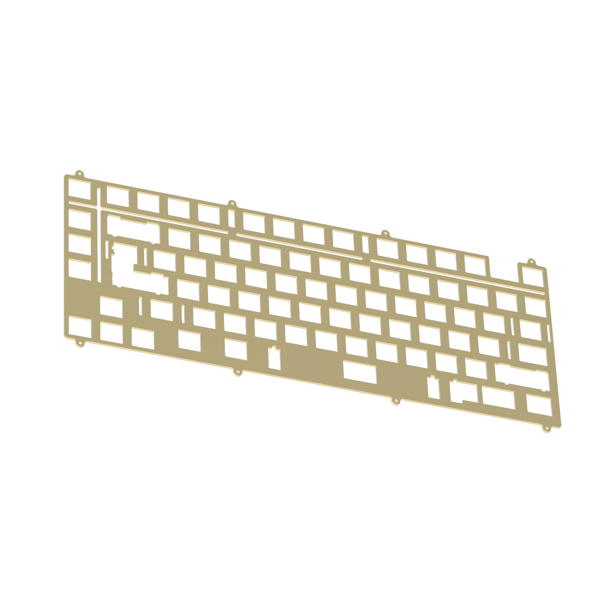 KBDfans Custom Keyboard Bella Brass Plate