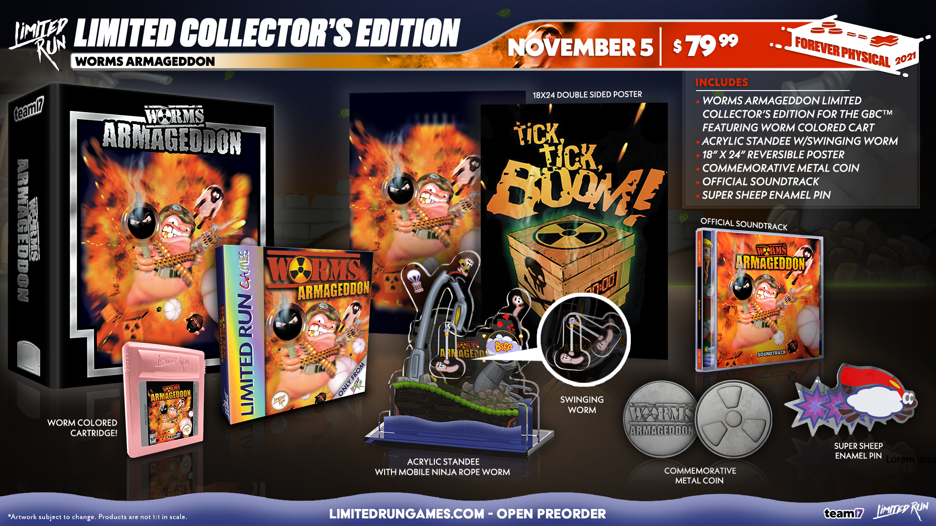 Limited Run Games Worms Armageddon Premium Collector