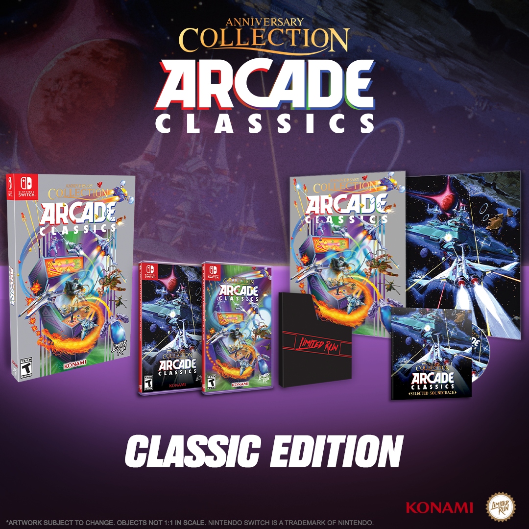 Limited Run Games Switch Limited Run #166: Arcade Classics Anniversary Collection Classic Edition