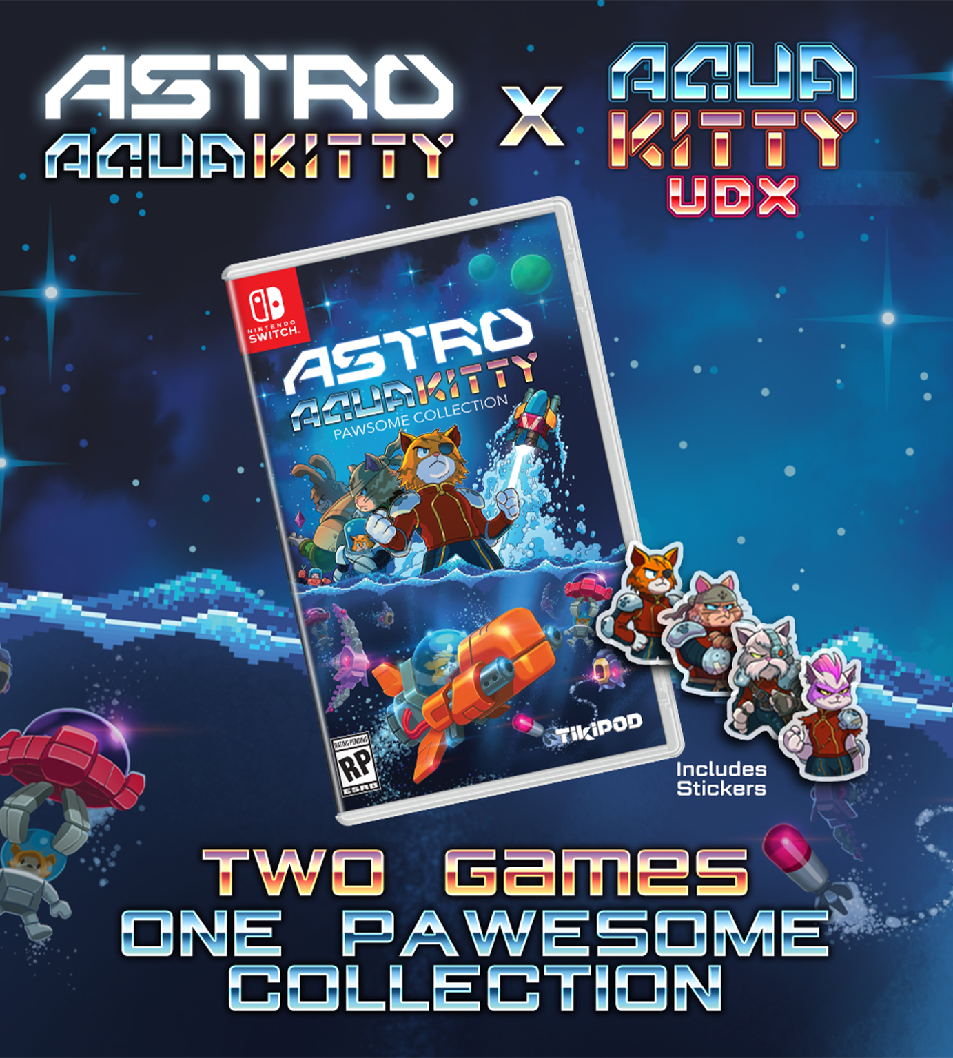 Limited Run Games Astro Aqua Kitty Pawsome Collection (Switch)