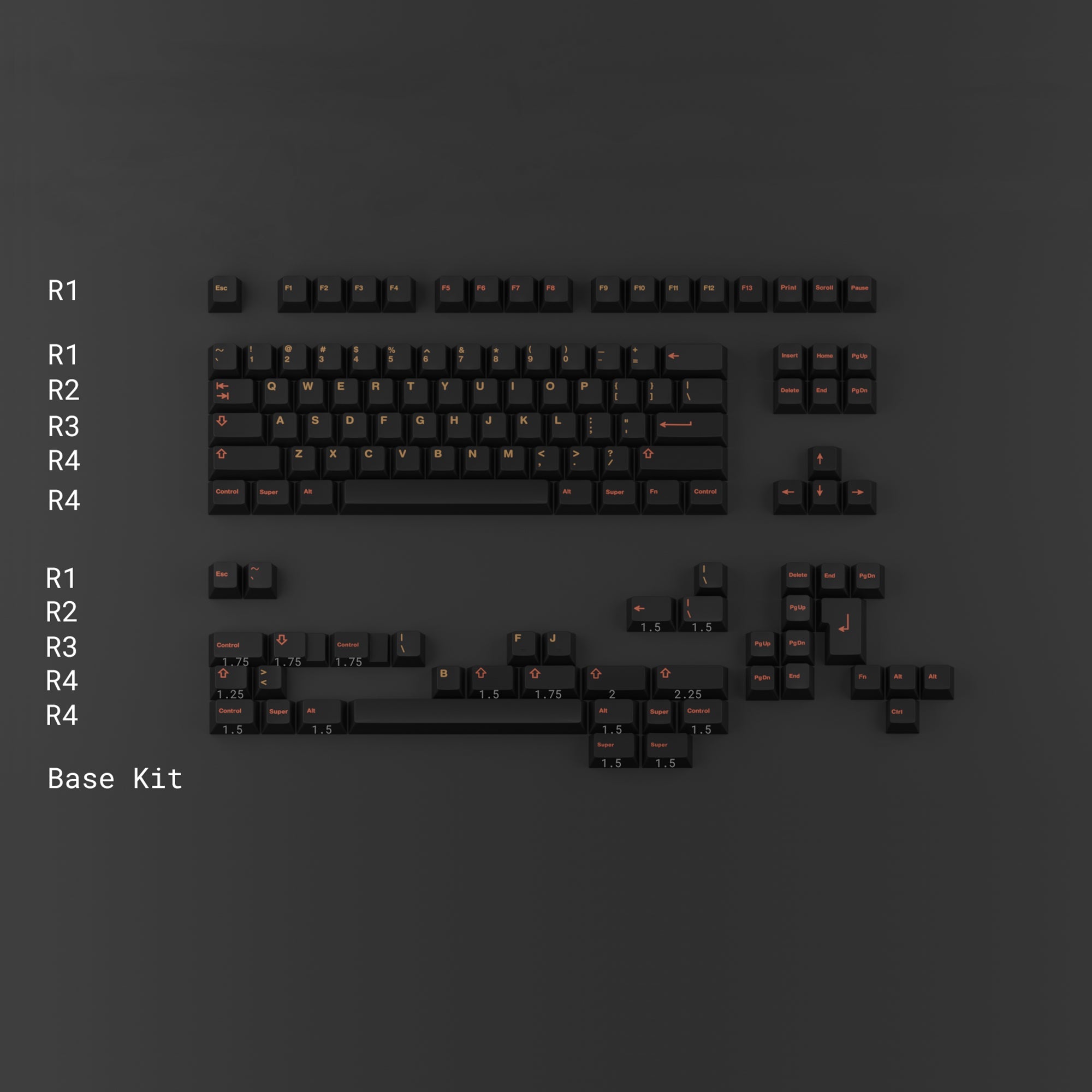 KBDfans Custom Keyboard ePBT Solaria