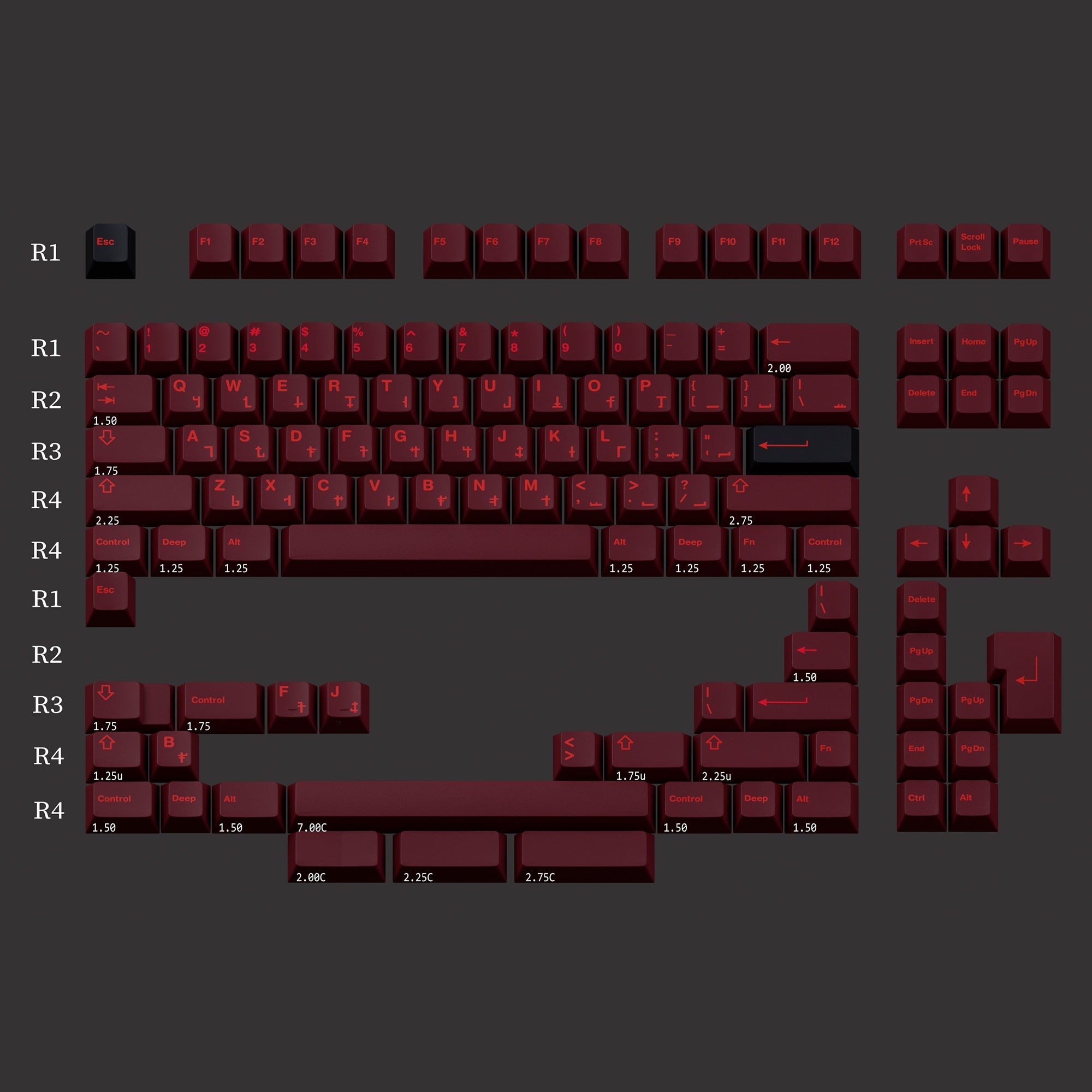 KBDfans Custom Keyboard GMK Infernal