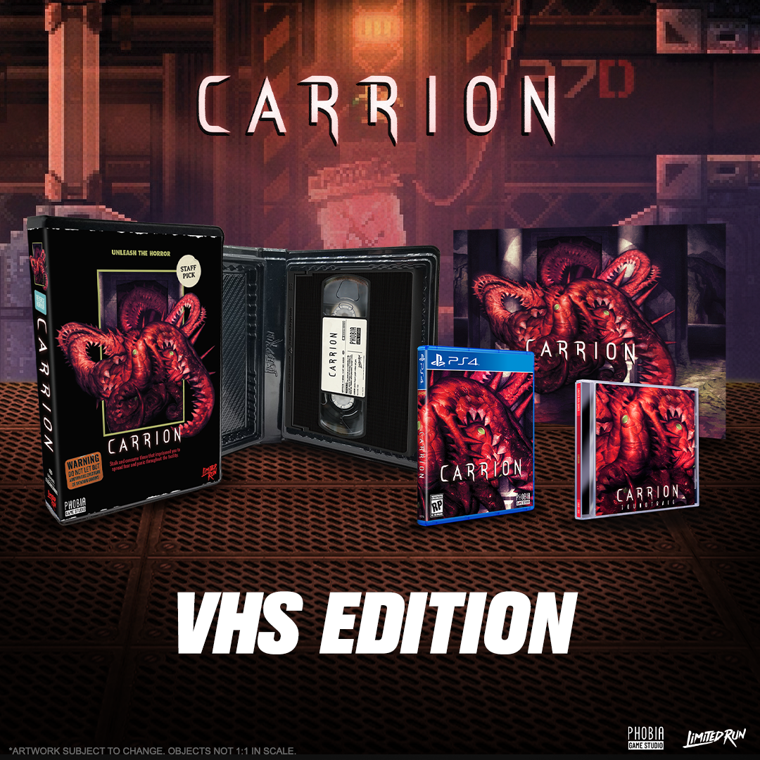 Limited Run Games Limited Run #458: CARRION VHS Edition (PS4)