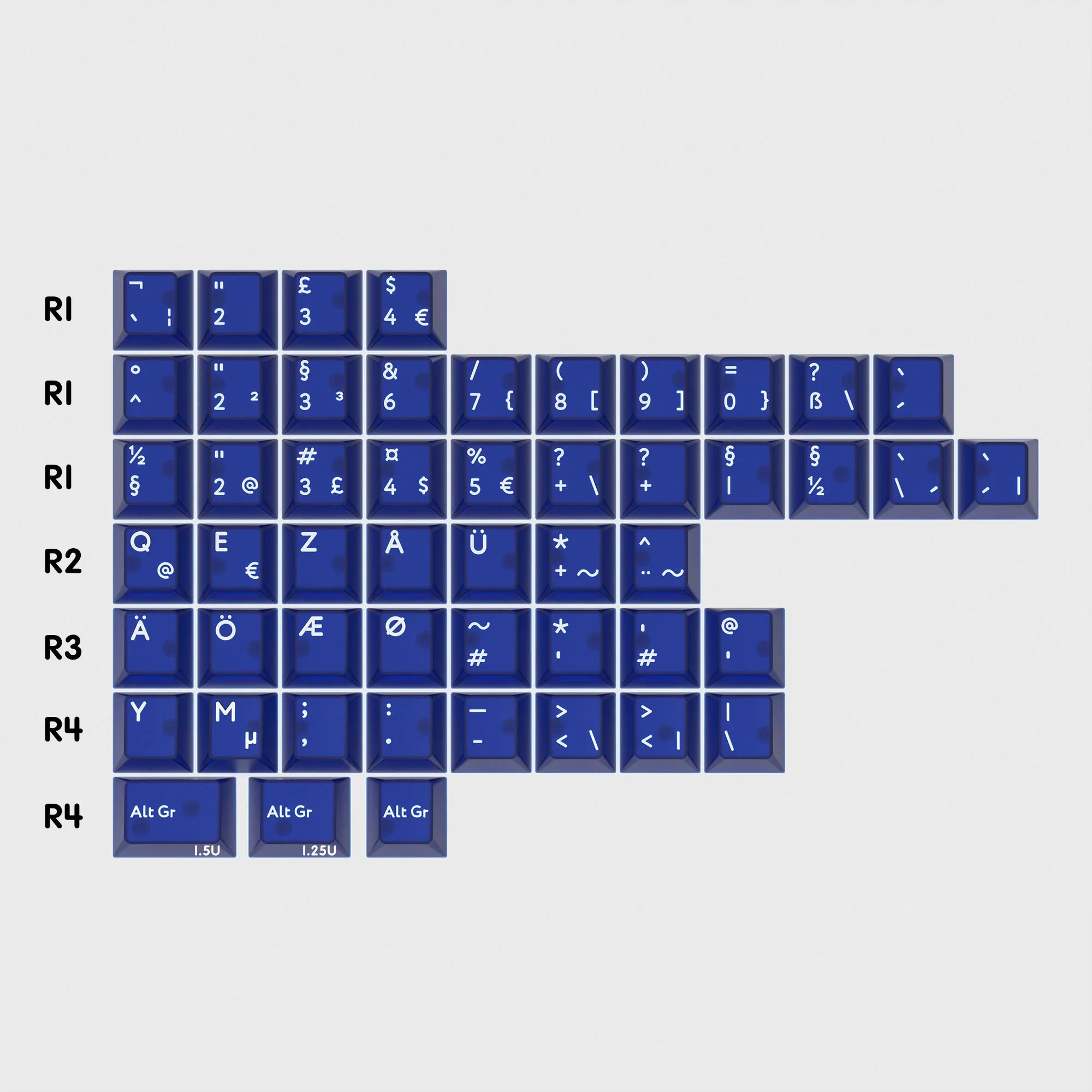 KBDfans Custom Keyboard PBTfans International Kit Collection