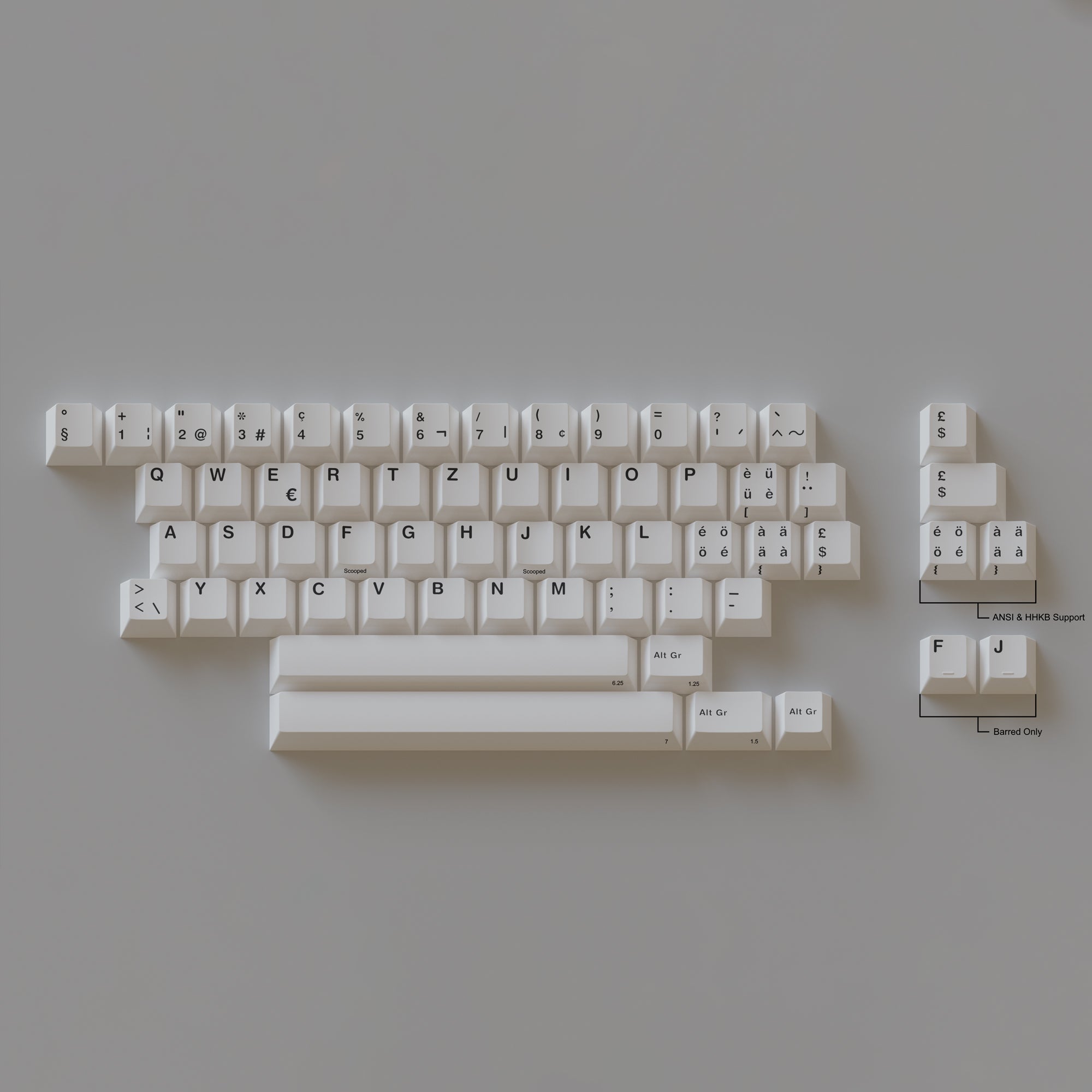 KBDfans Custom Keyboard GMK Swiss addon kit