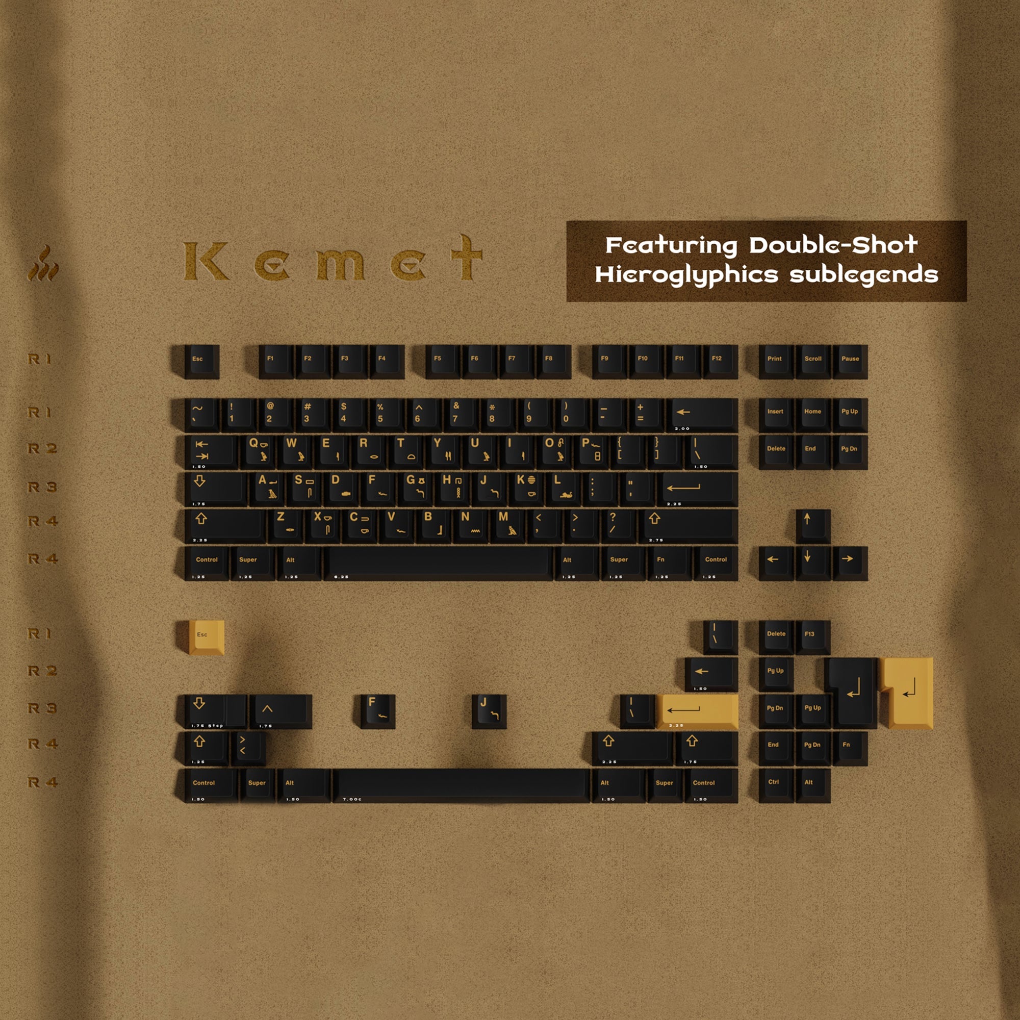 KBDfans Custom Keyboard GMK Pharaoh