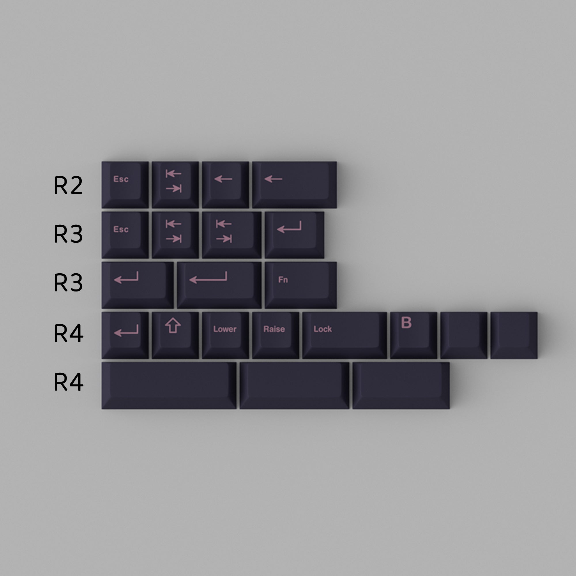 KBDfans Custom Keyboard GMK Rouge R2