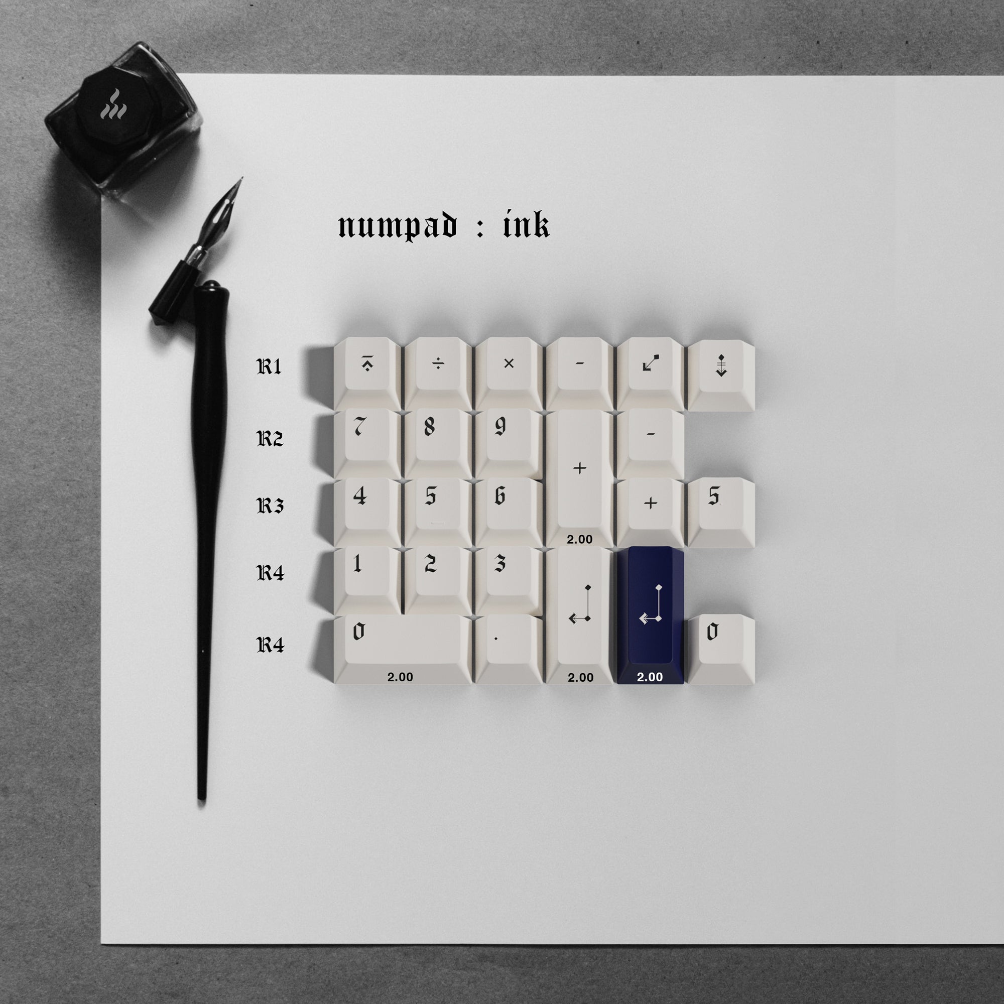 KBDfans Custom Keyboard ePBT Inkdrop