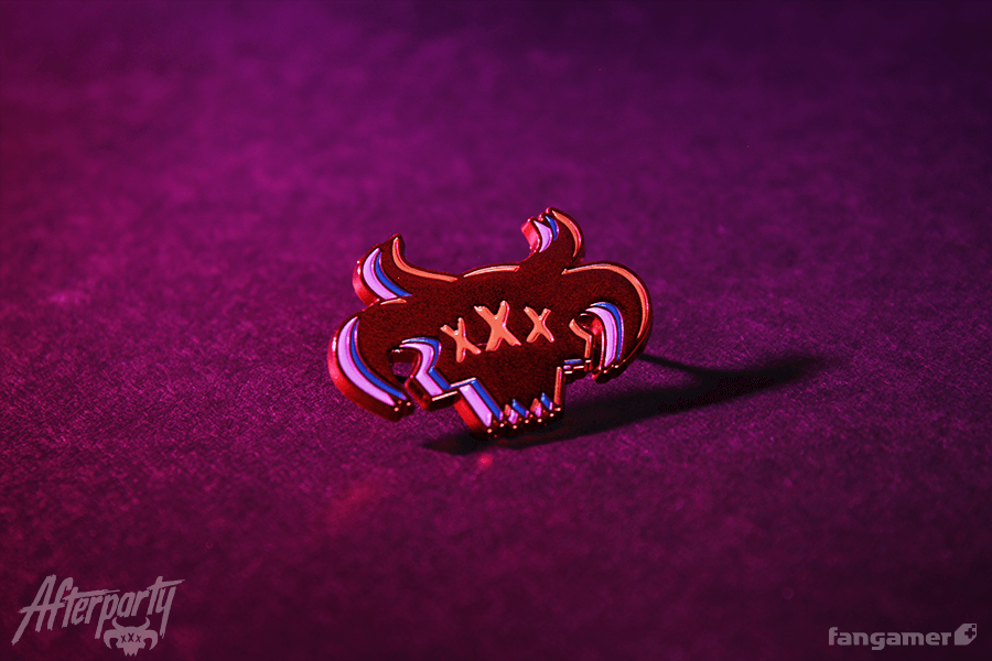 Limited Run Games Afterparty: Demon Head Enamel Pin