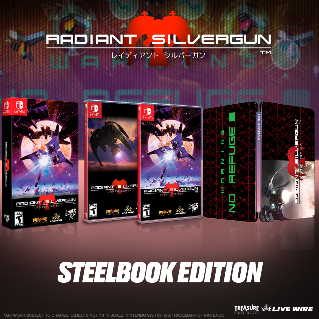 Limited Run Games Switch Limited Run #164: Radiant Silvergun SteelBook Edition