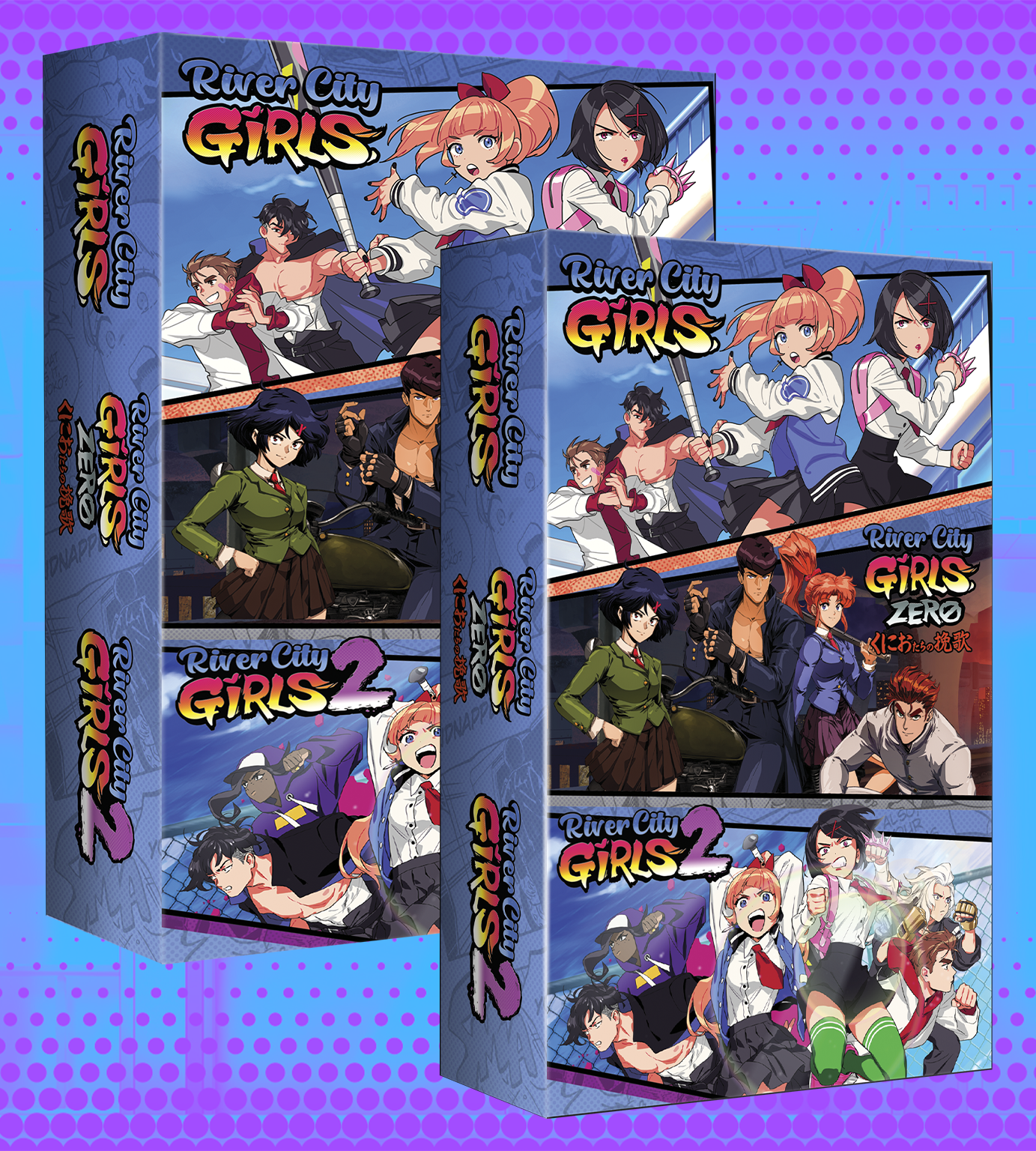 Limited Run Games River City Girls 2 Slipcover (Switch, PS4, PS5)