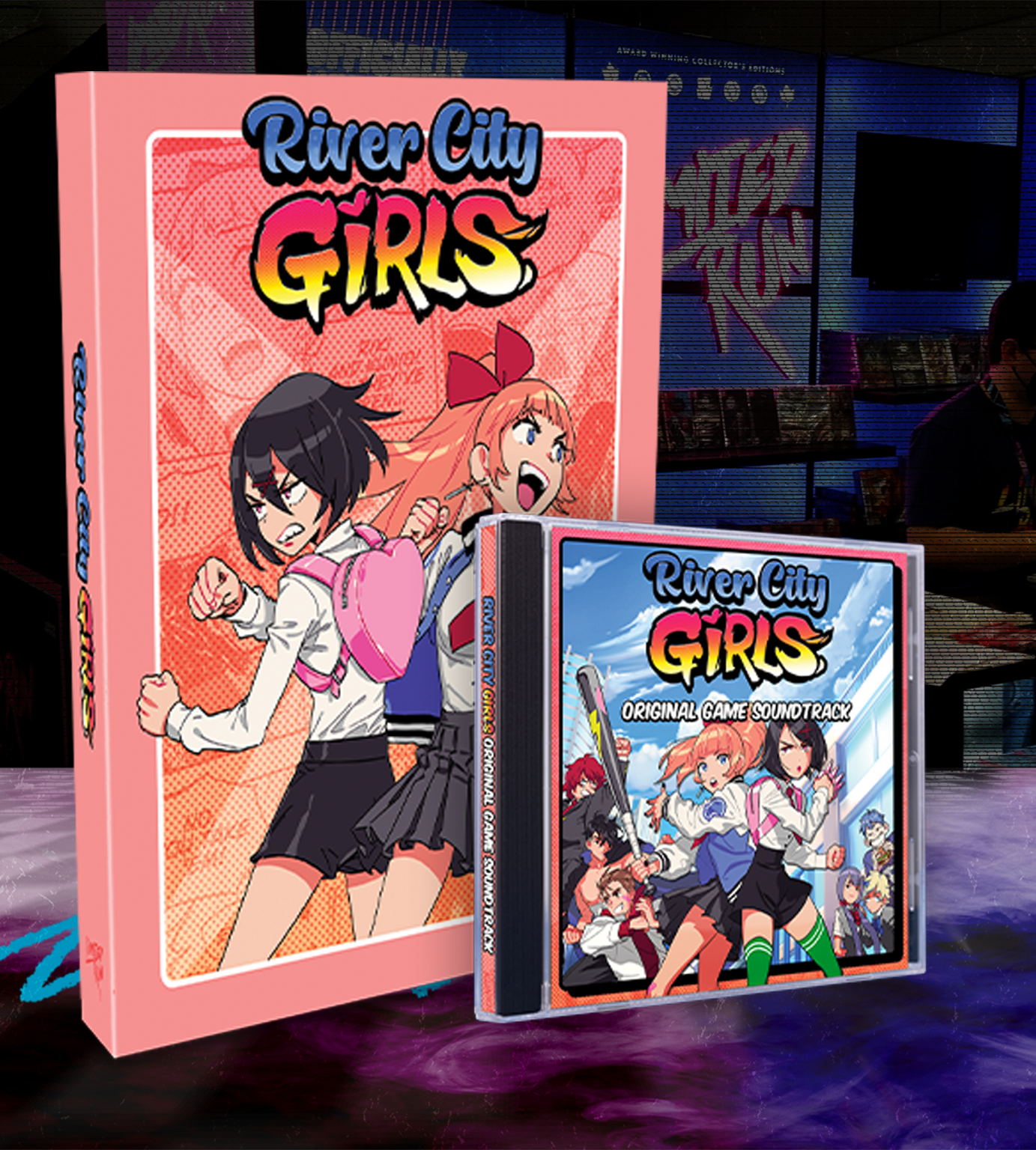 Limited Run Games River City Girls Soundtrack CD Retro Box Edition