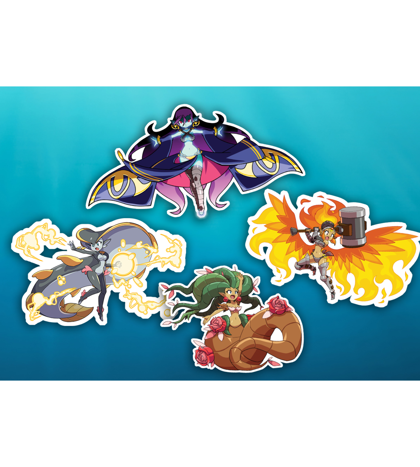 Limited Run Games Shantae and the Seven Sirens Fusion Dance Premium Stickers