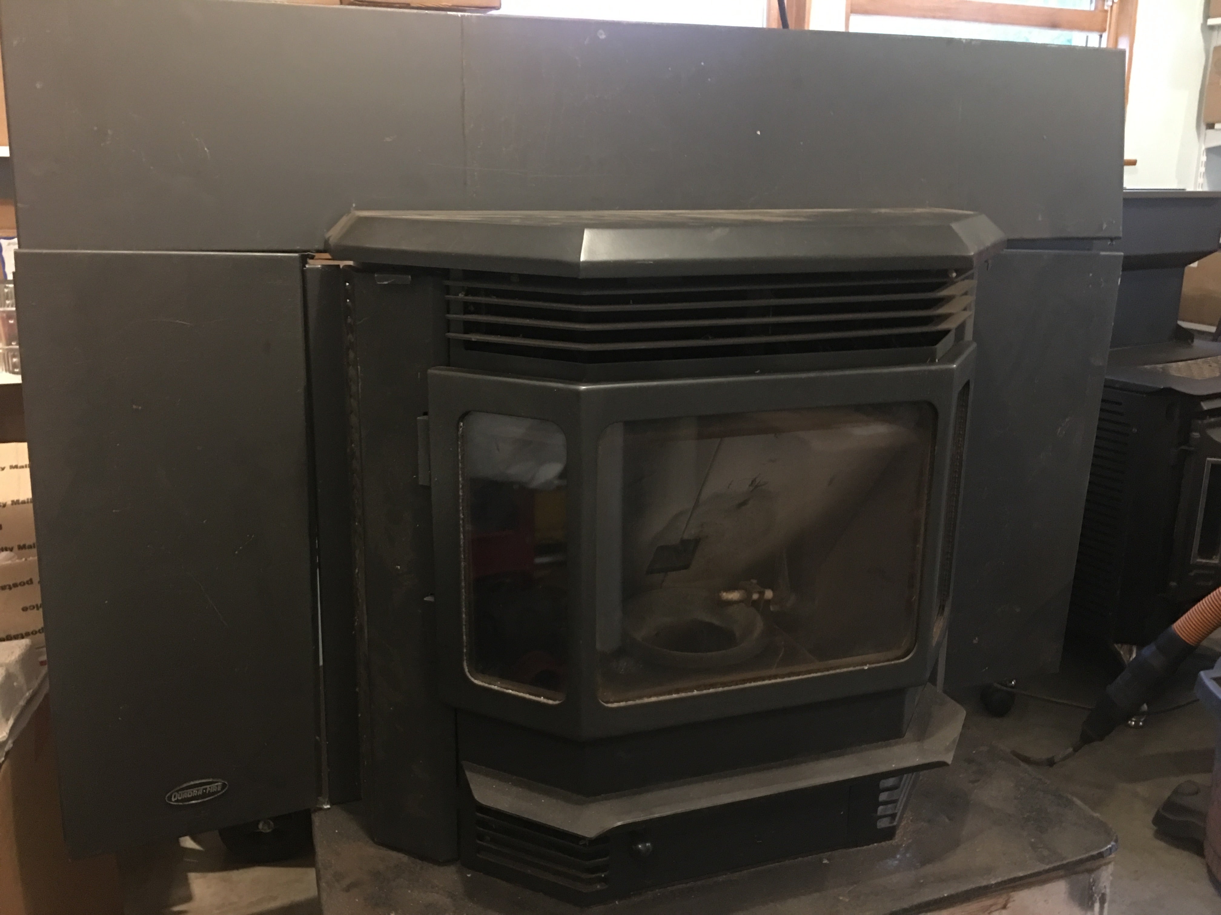 Sold Quadrafire Cb1200 Insert Wood Pellet Stove 47 300 Btu The Cl Pellet Stove Master