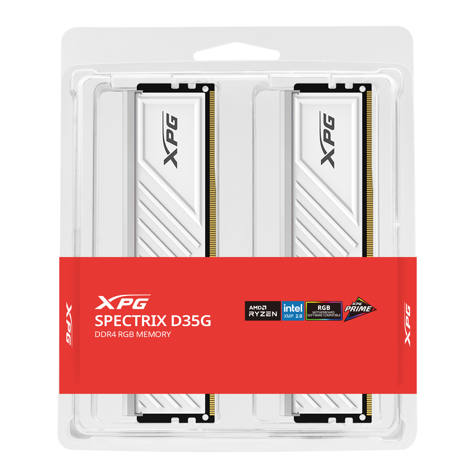 Ram Adata Xpg Spectrix D35g Rgb Ddr4 16Go 3600Mhz Pc Bureau  Ax4u360016g18i-Dtbkd35g