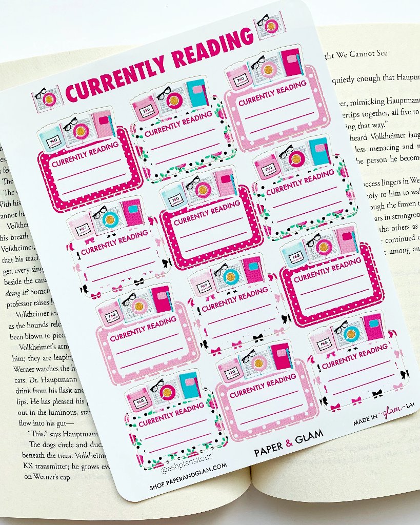 currently-reading-365-digital-planner-stickers-paper-glam