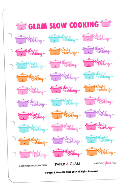 digital glam planner stickers