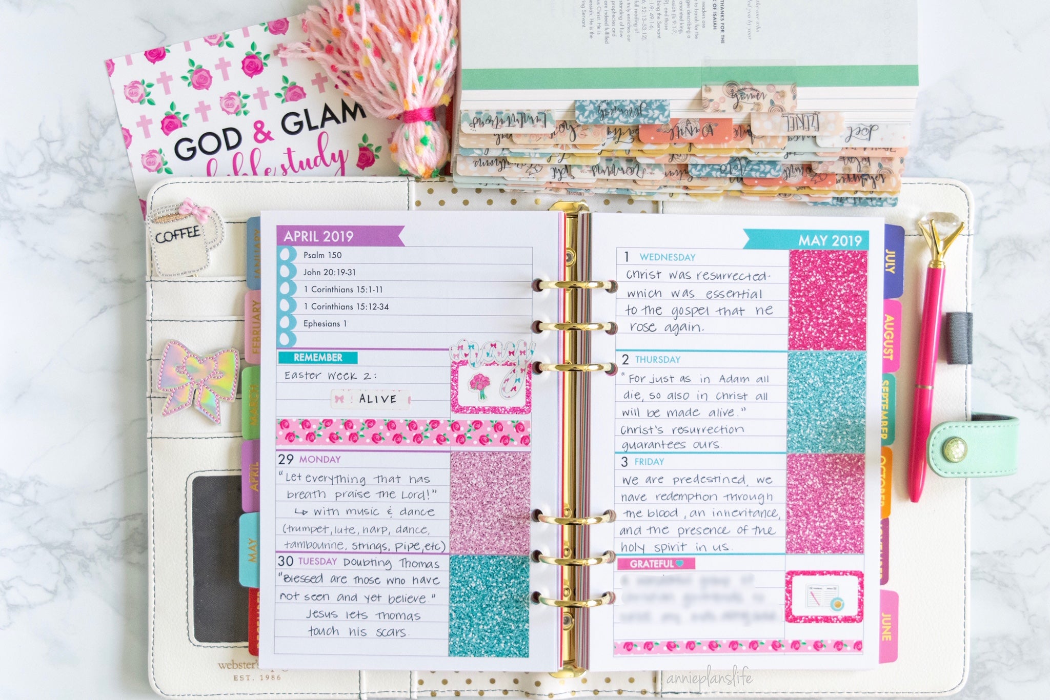 God & Glam® Bible Study Planner Inserts – Paper & Glam | Planners ...