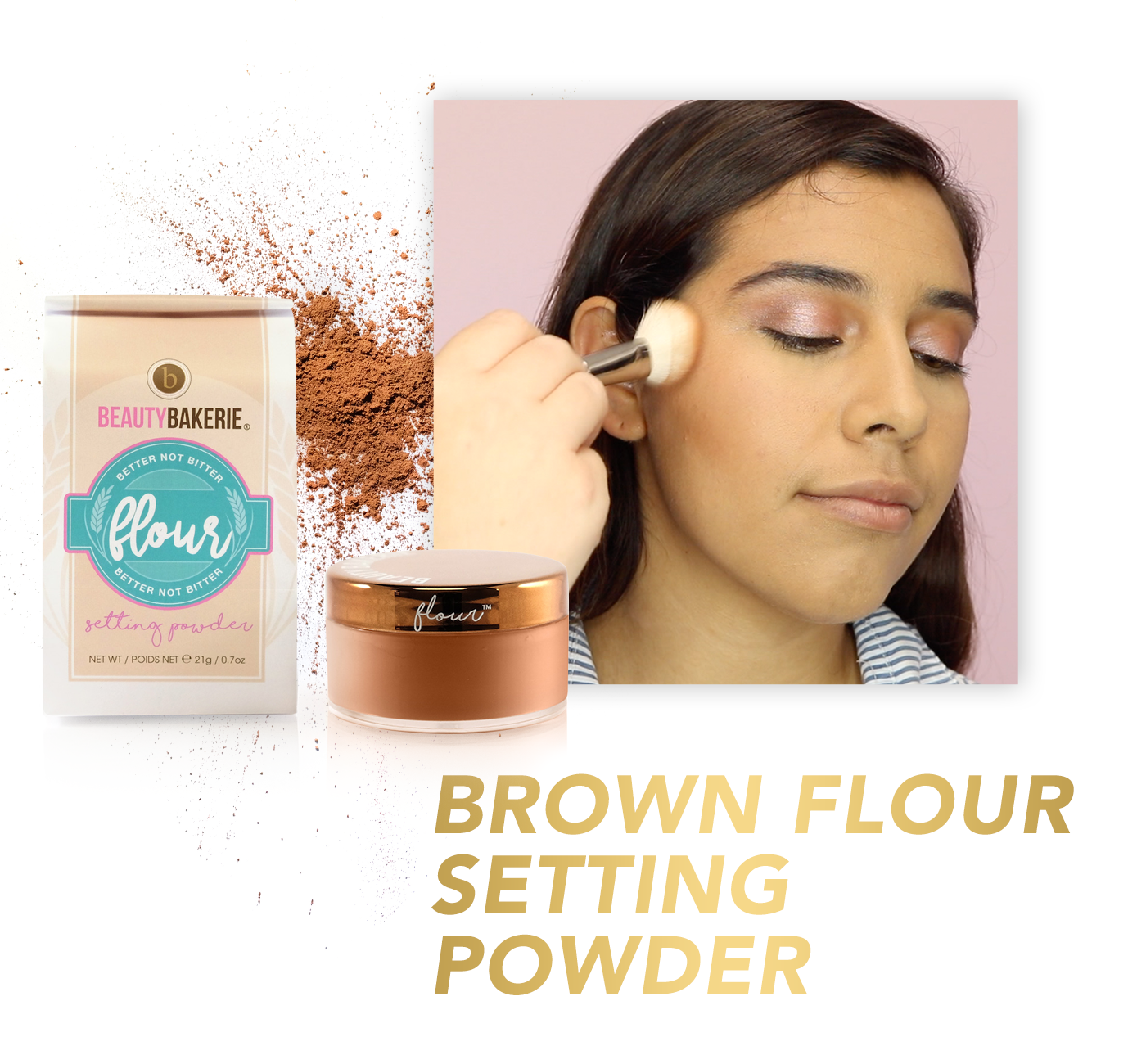 Brown Flour Setting Powder