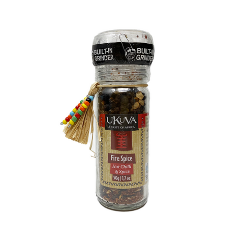 "A Taste of Africa" Spices & Grinder - Fire Spice