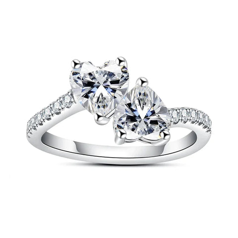 Heart Moissanite Diamond Holloway Jewellery