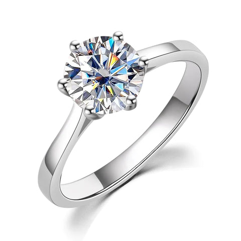 Moissanite Diamond Ring US Holloway Jewellery