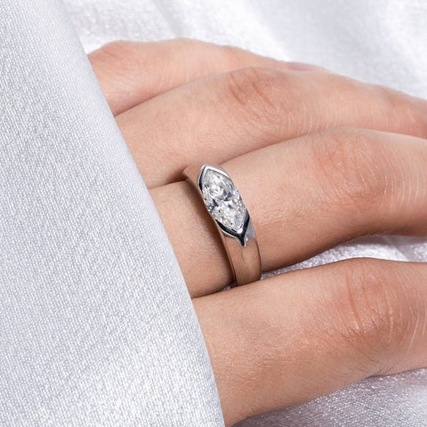 Moissanite Ring