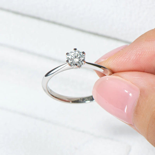 half carat diamond moissanite ring holloway jewellery