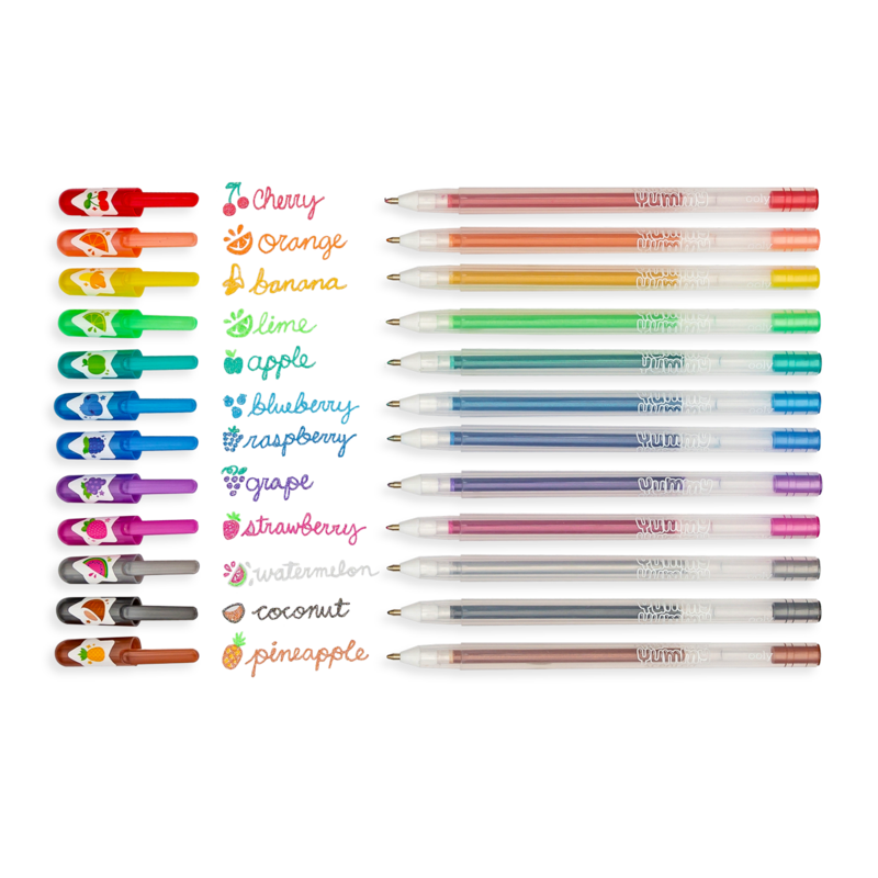 Ooly: Rainy Dayz Gel Crayons - Set of 12