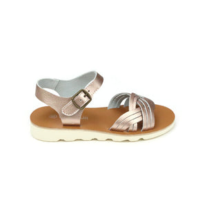 Athena Braided Sandal | K618 Rose Gold